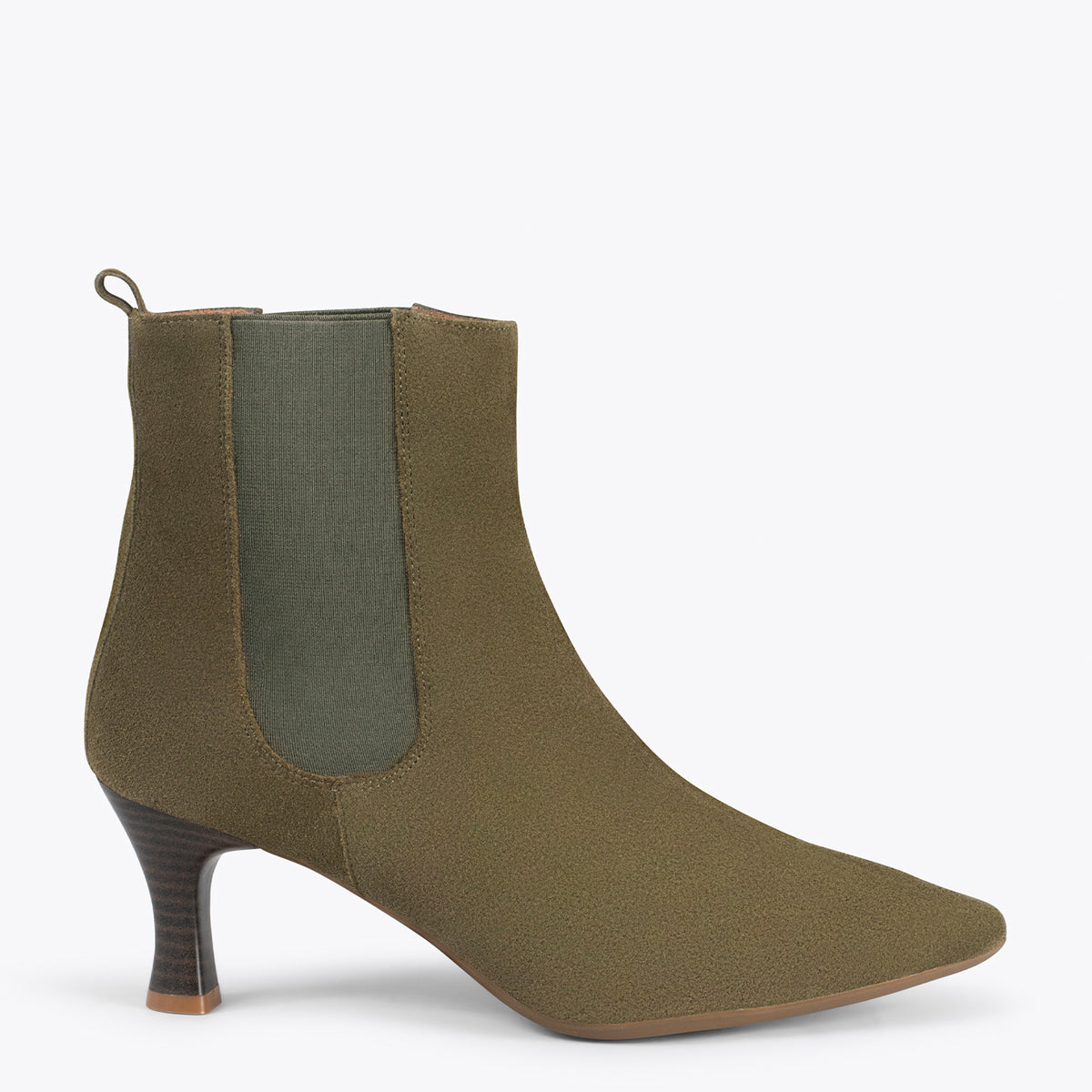 CHIC – Botines chelsea con tacón VERDE