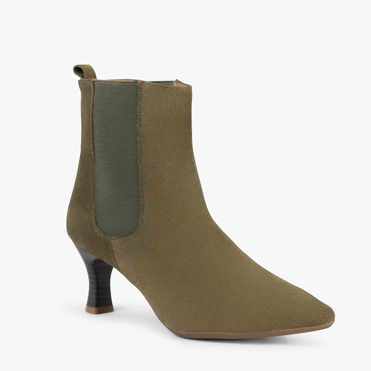 CHIC – Botines chelsea con tacón VERDE