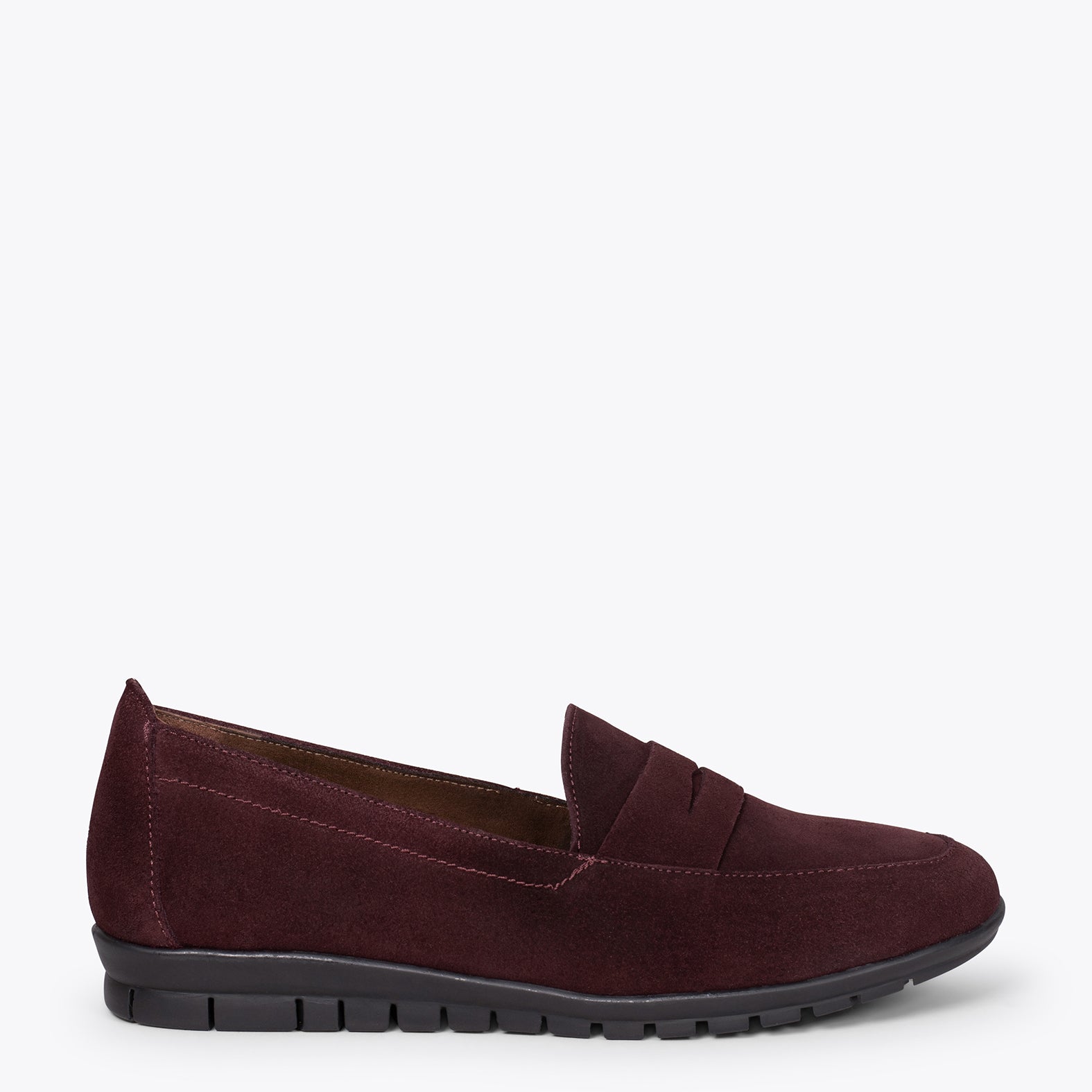 360 Mocasines de mujer con antifaz BURDEOS - miMaO ®