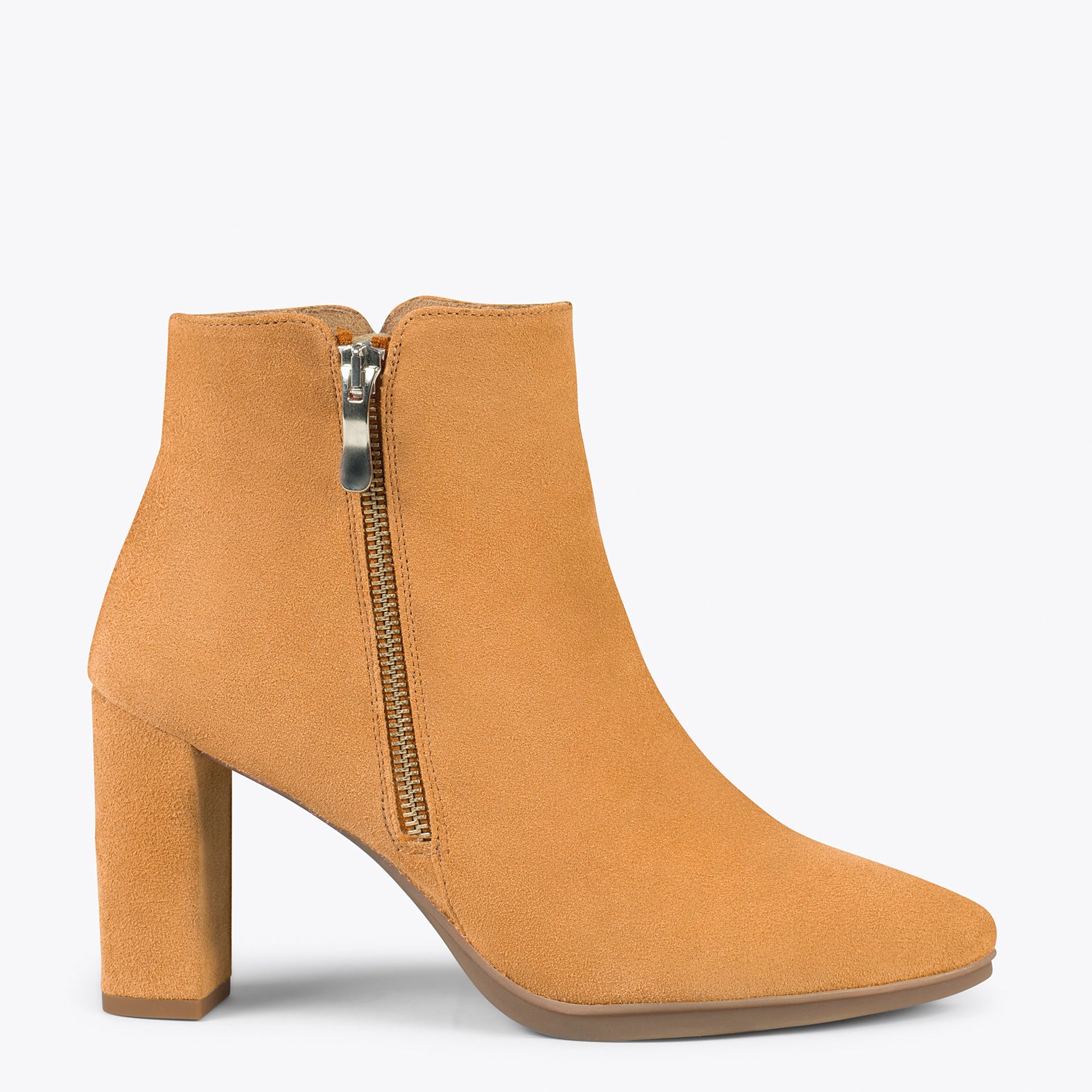 BOTÍN URBAN – Botines de tacón alto CAMEL - miMaO ®