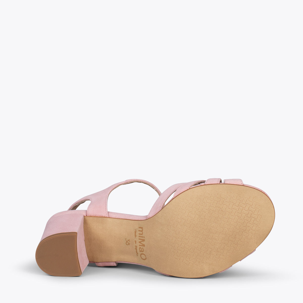 MUSA – Sandalias de tacón ancho ROSA PALO