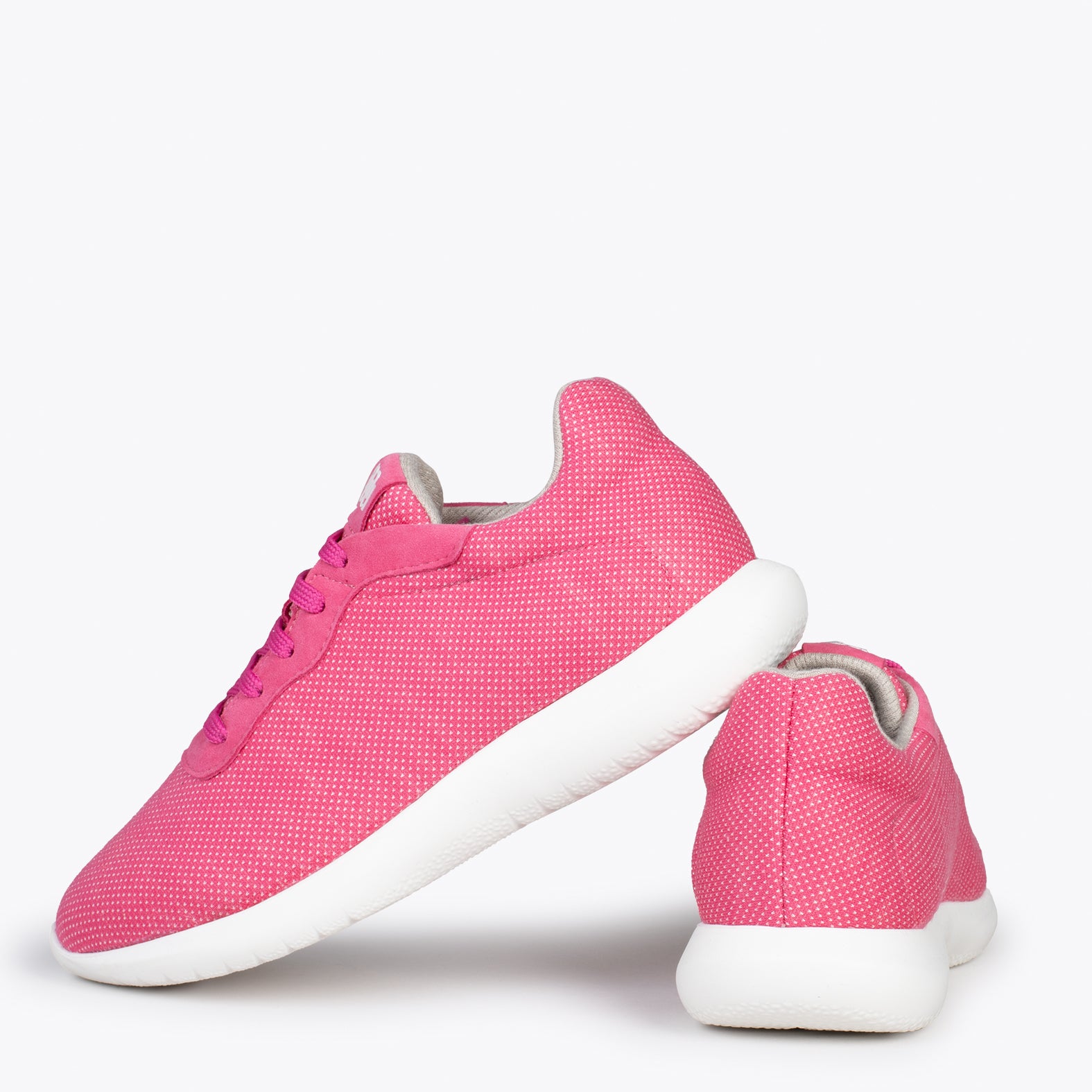 YOGA – Zapatillas deportivas de lana merino FUCSIA - miMaO ®