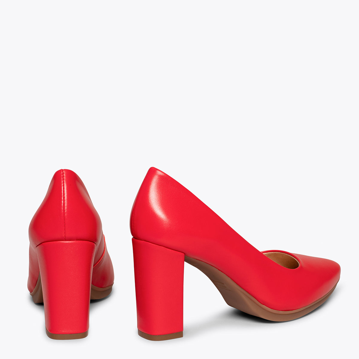 URBAN SALON - Zapatos de tacón alto en napa ROJO