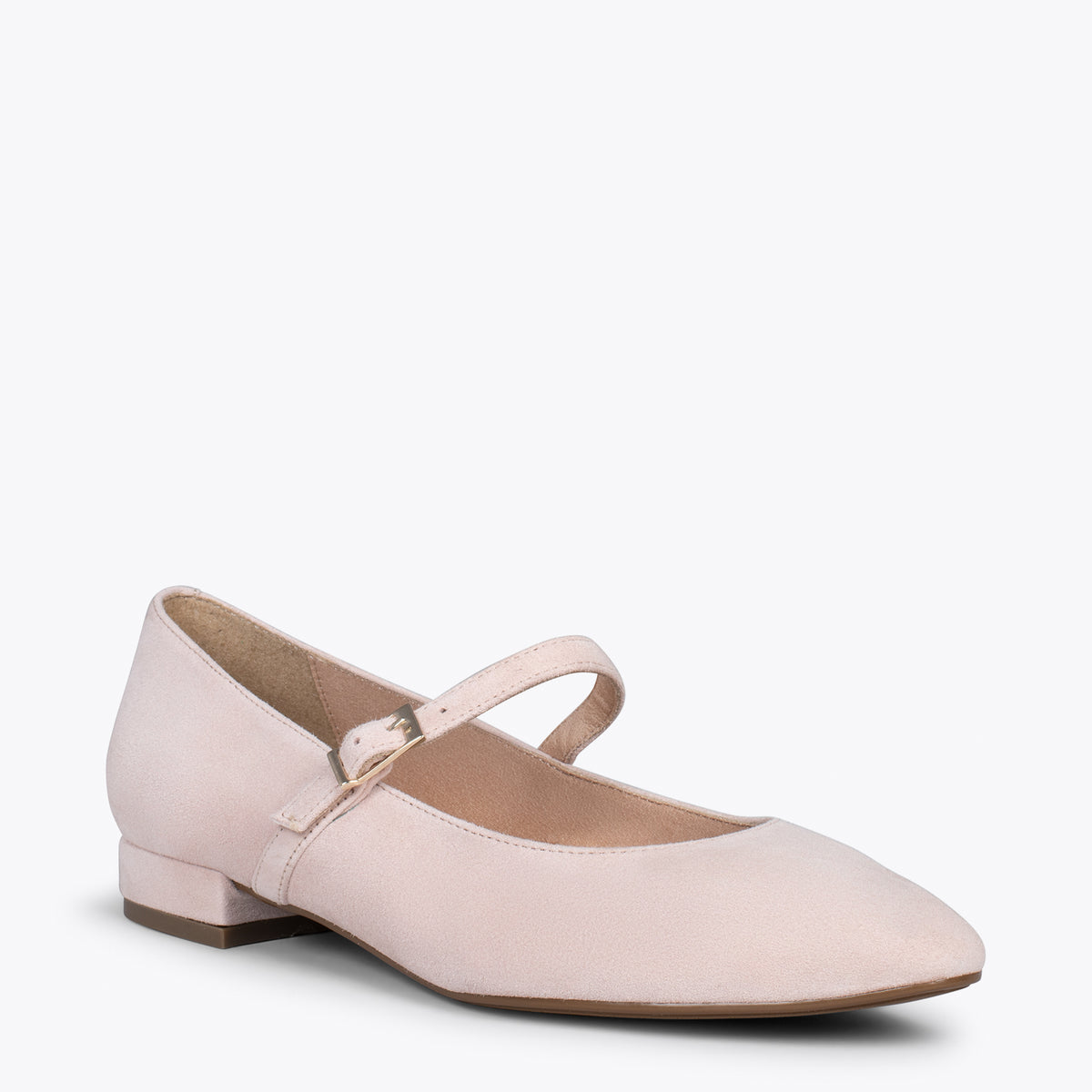 MERCEDITAS - Zapatos planos con hebilla NUDE