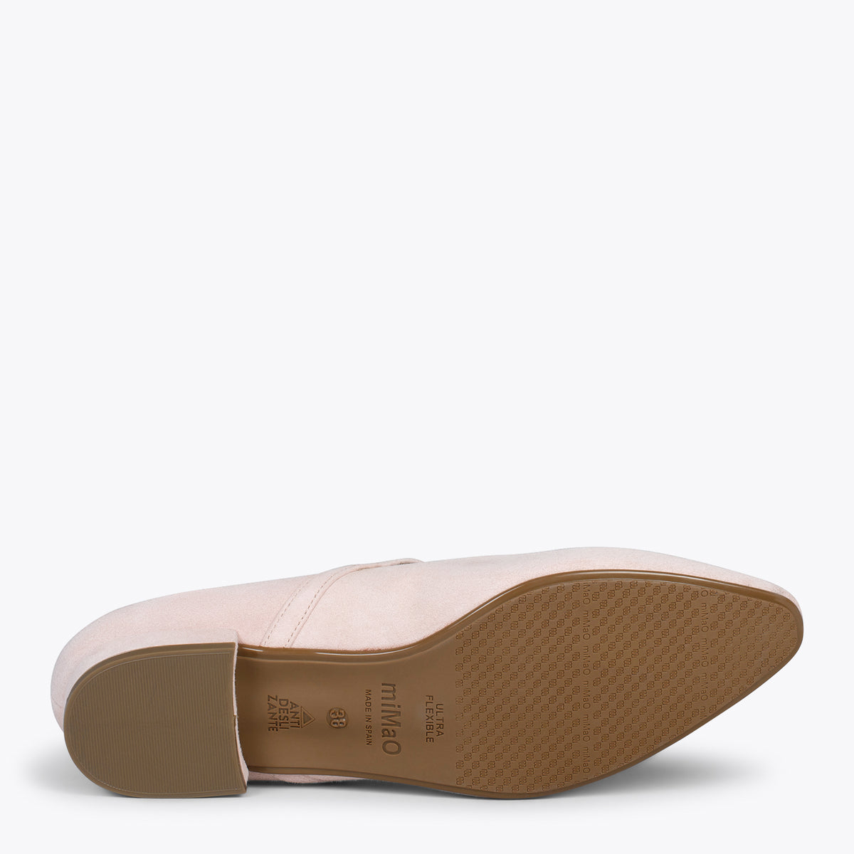 MERCEDITAS - Zapatos planos con hebilla NUDE