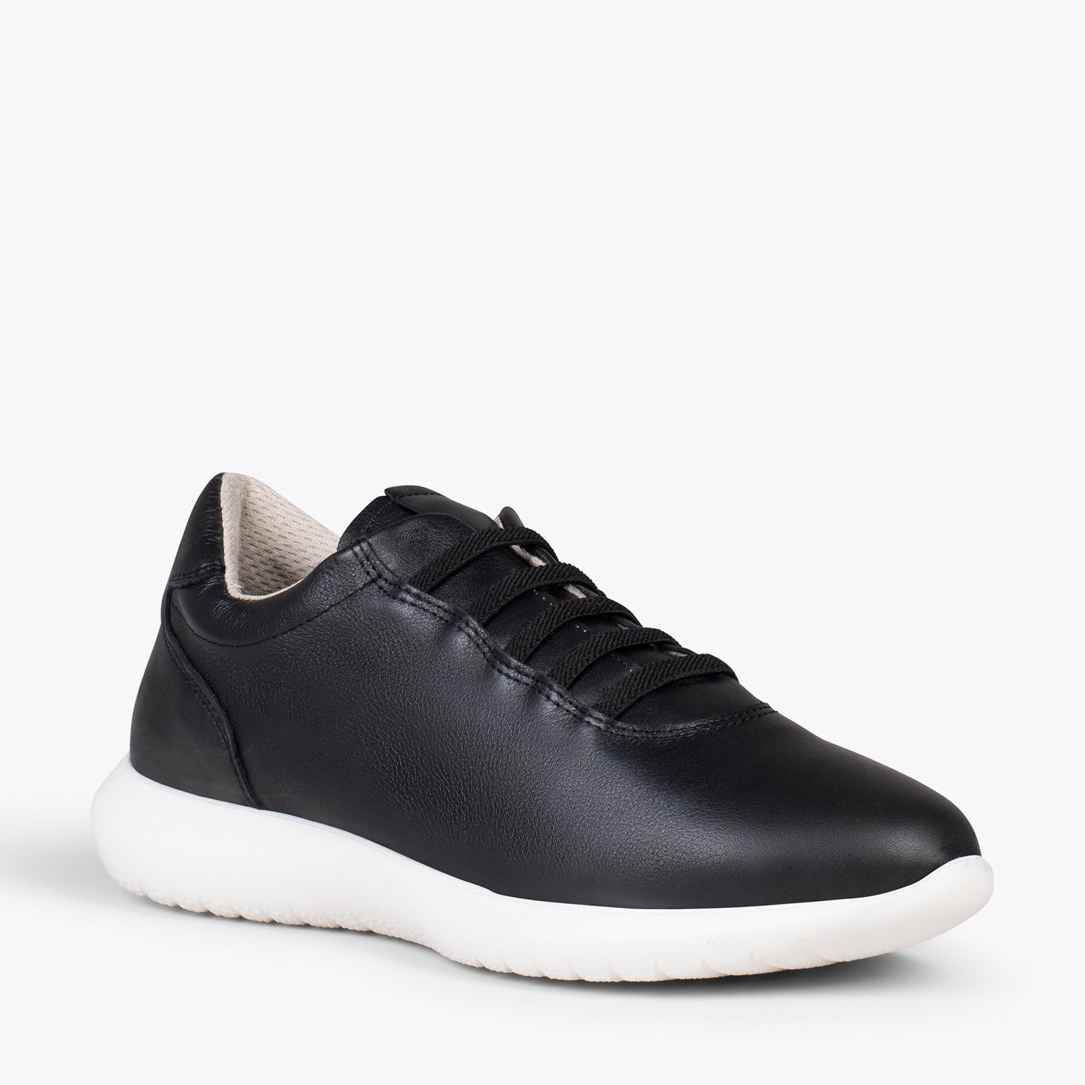 CHICAGO – Zapatillas elásticas sin cordones NEGRO BLANCO - miMaO ®