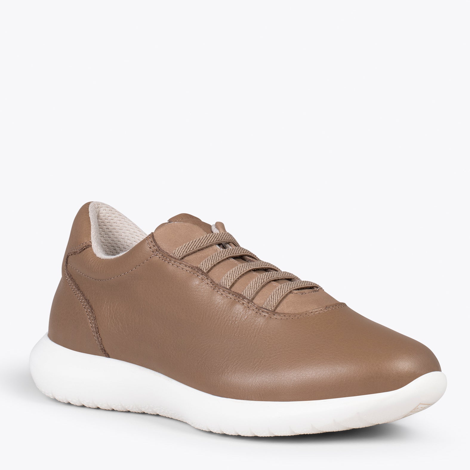 CHICAGO – Zapatillas elásticas sin cordones TAUPE - miMaO ®