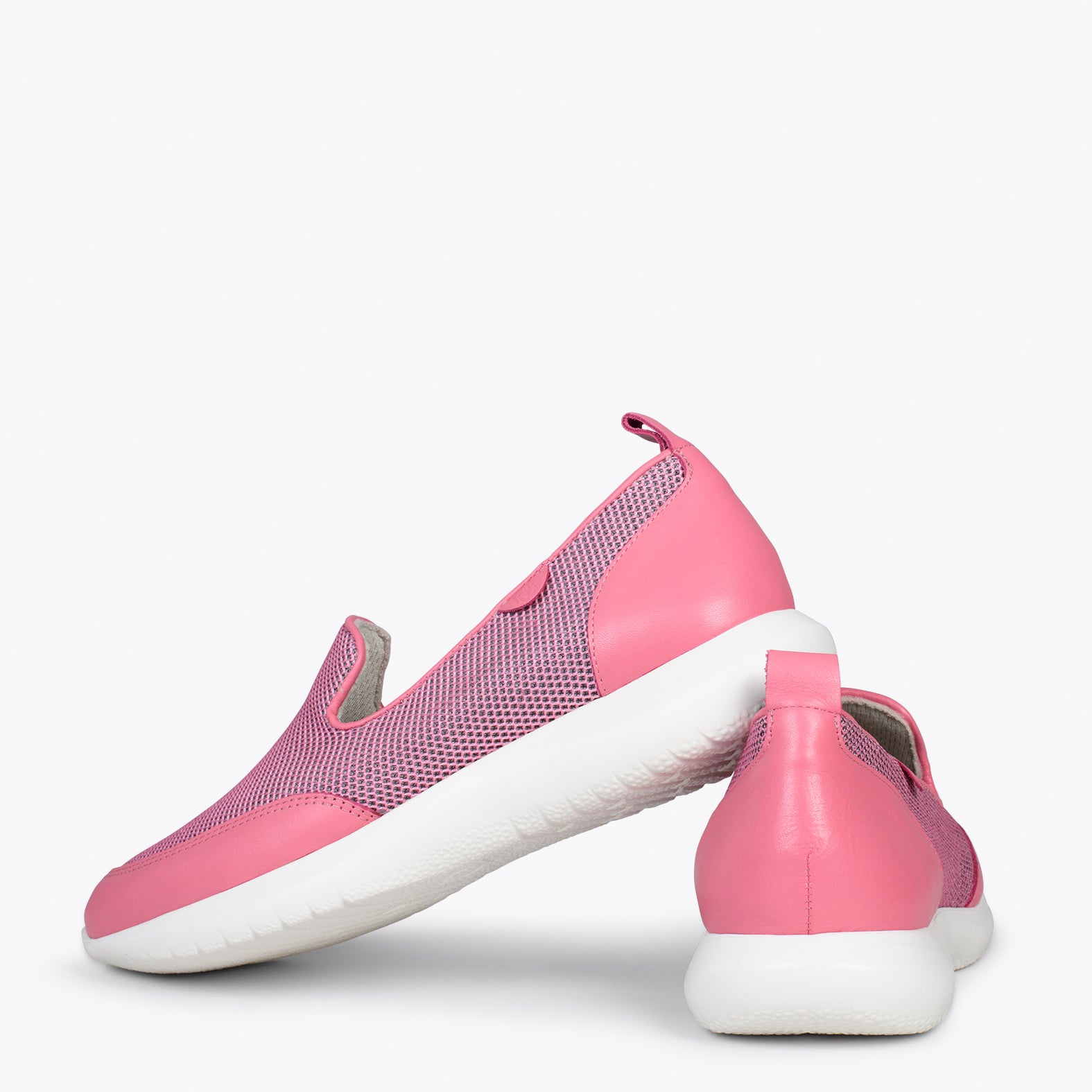 SLIPPER SPORT – Zapatilla sin cordones con diseño en rejilla ROSA - miMaO ®