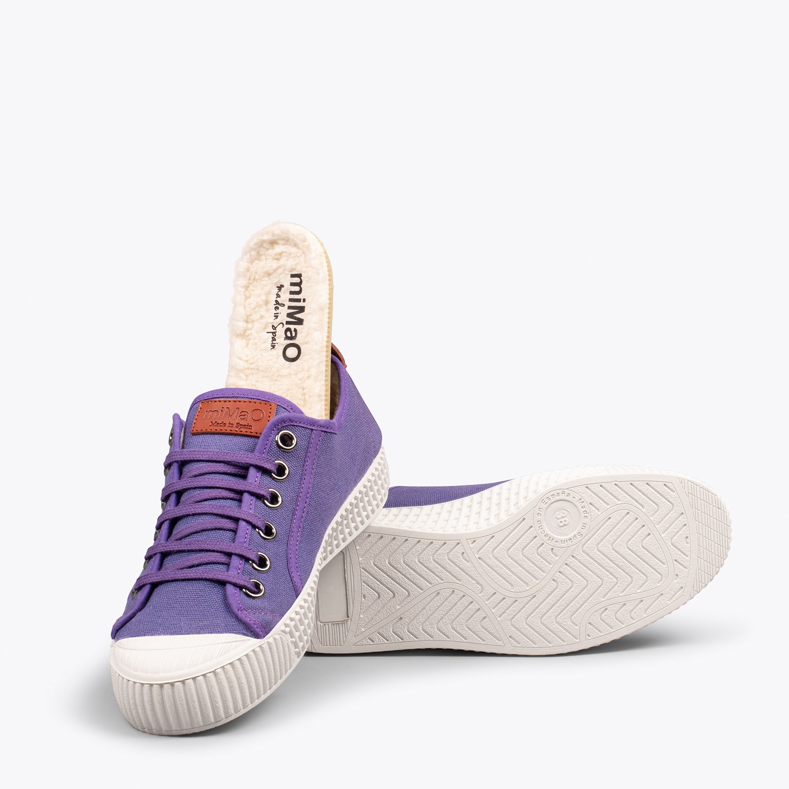BAMBA – PURPLE water-repellent canvas sneaker