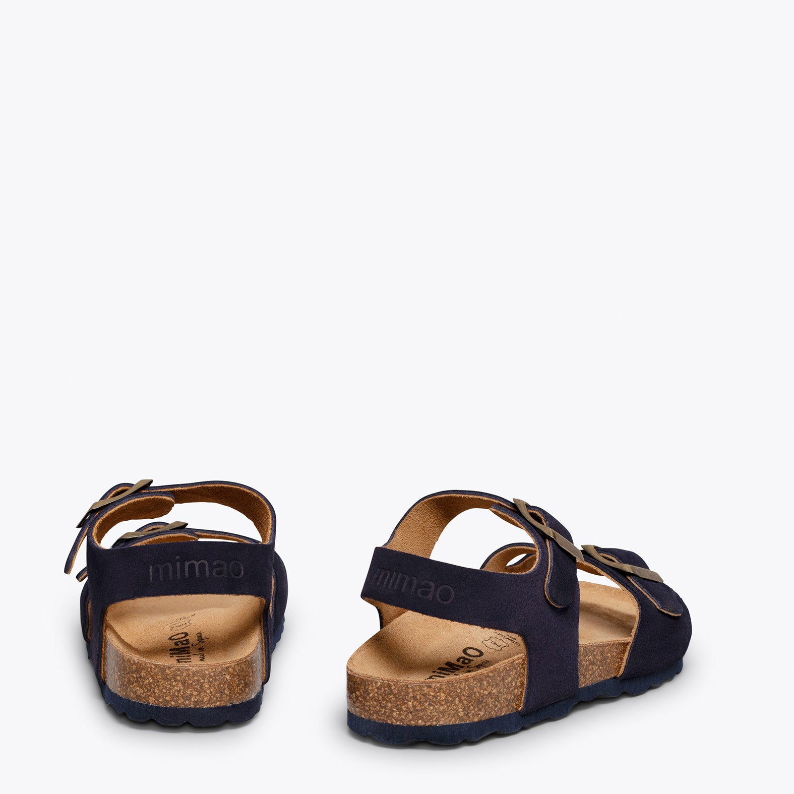 POLO – NAVY suede bio sandal for kids