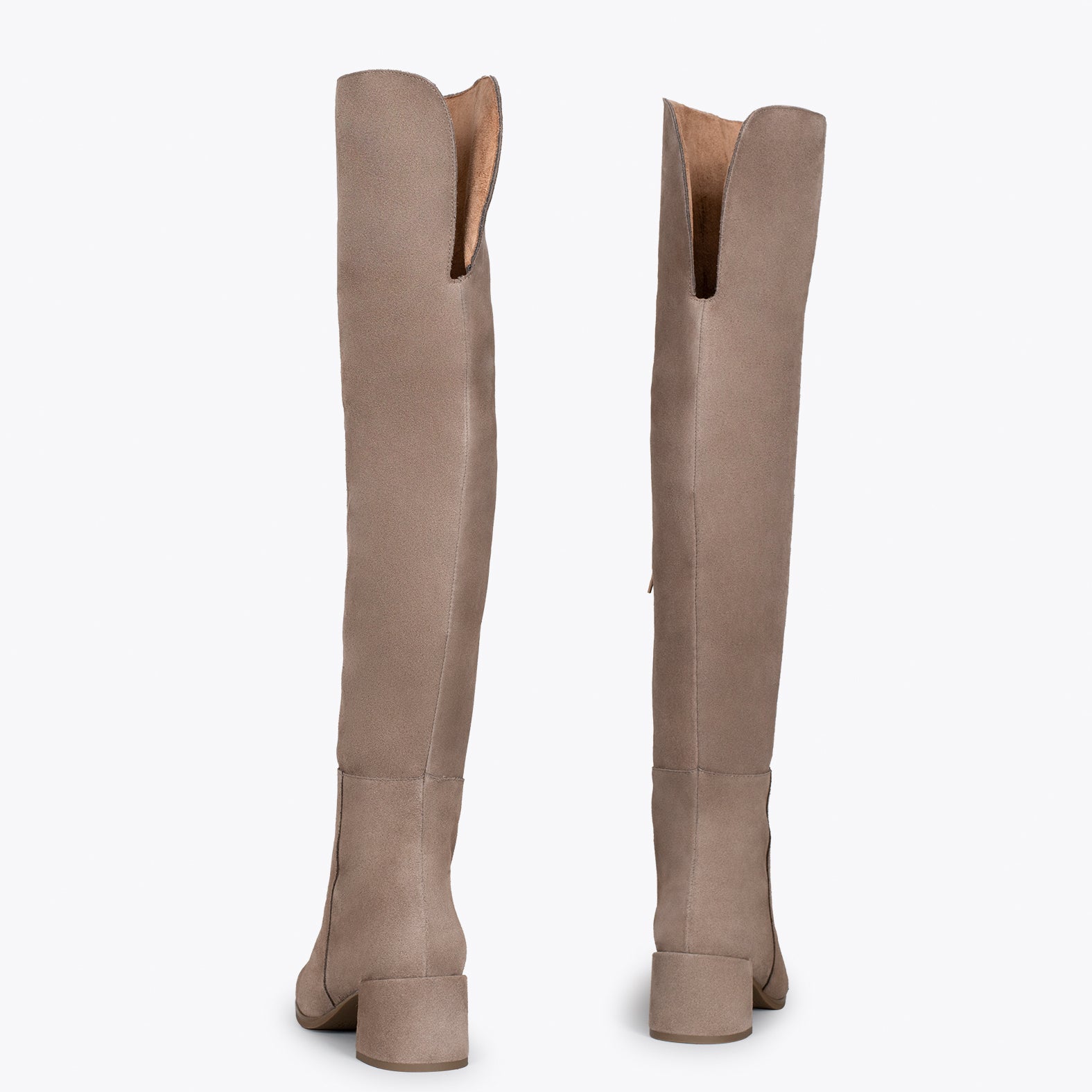 MUSKETEER – TAUPE over-the-knee boot