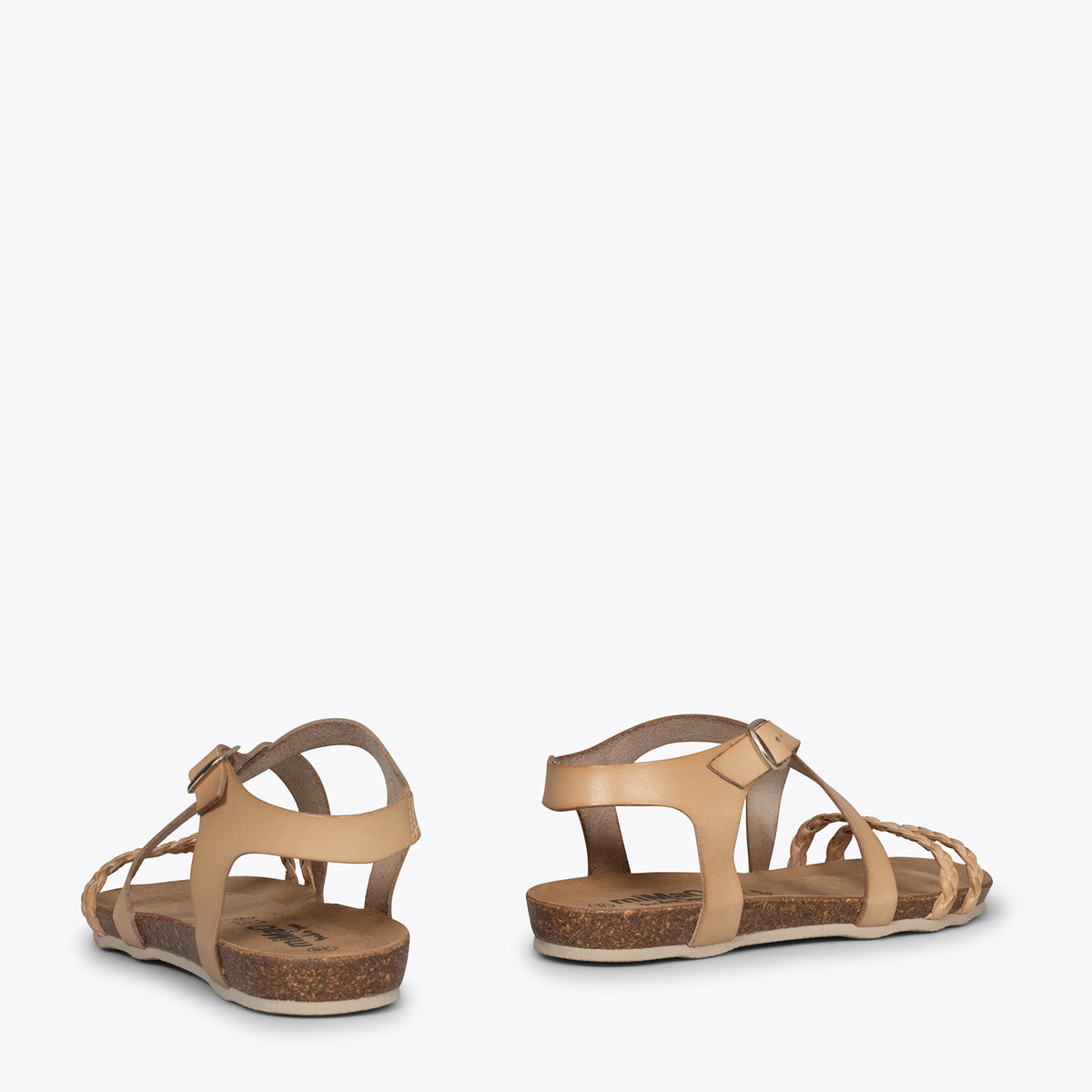 INDIE - Sandalias de tiras cruzadas BEIGE BIO