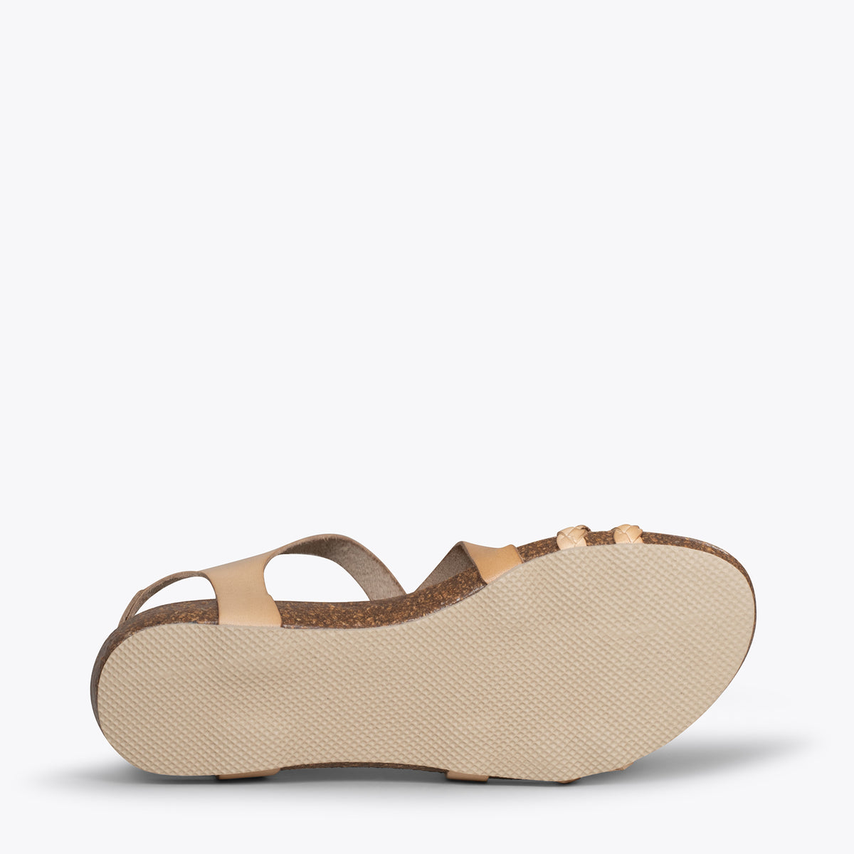 INDIE - Sandalias de tiras cruzadas BEIGE BIO
