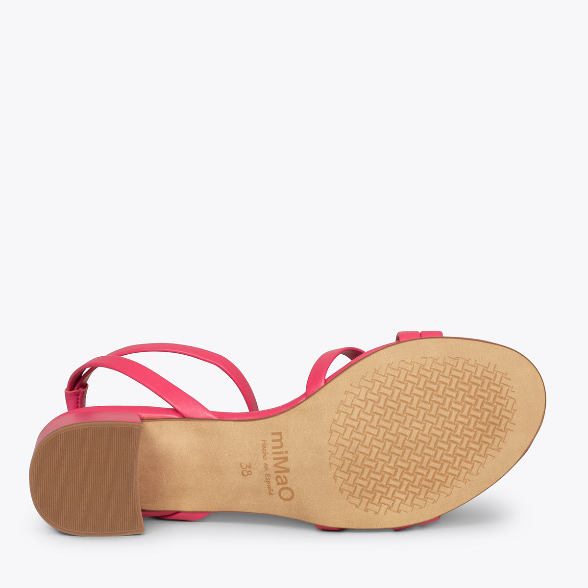 VIENA – FUCHSIA sandals with straps
