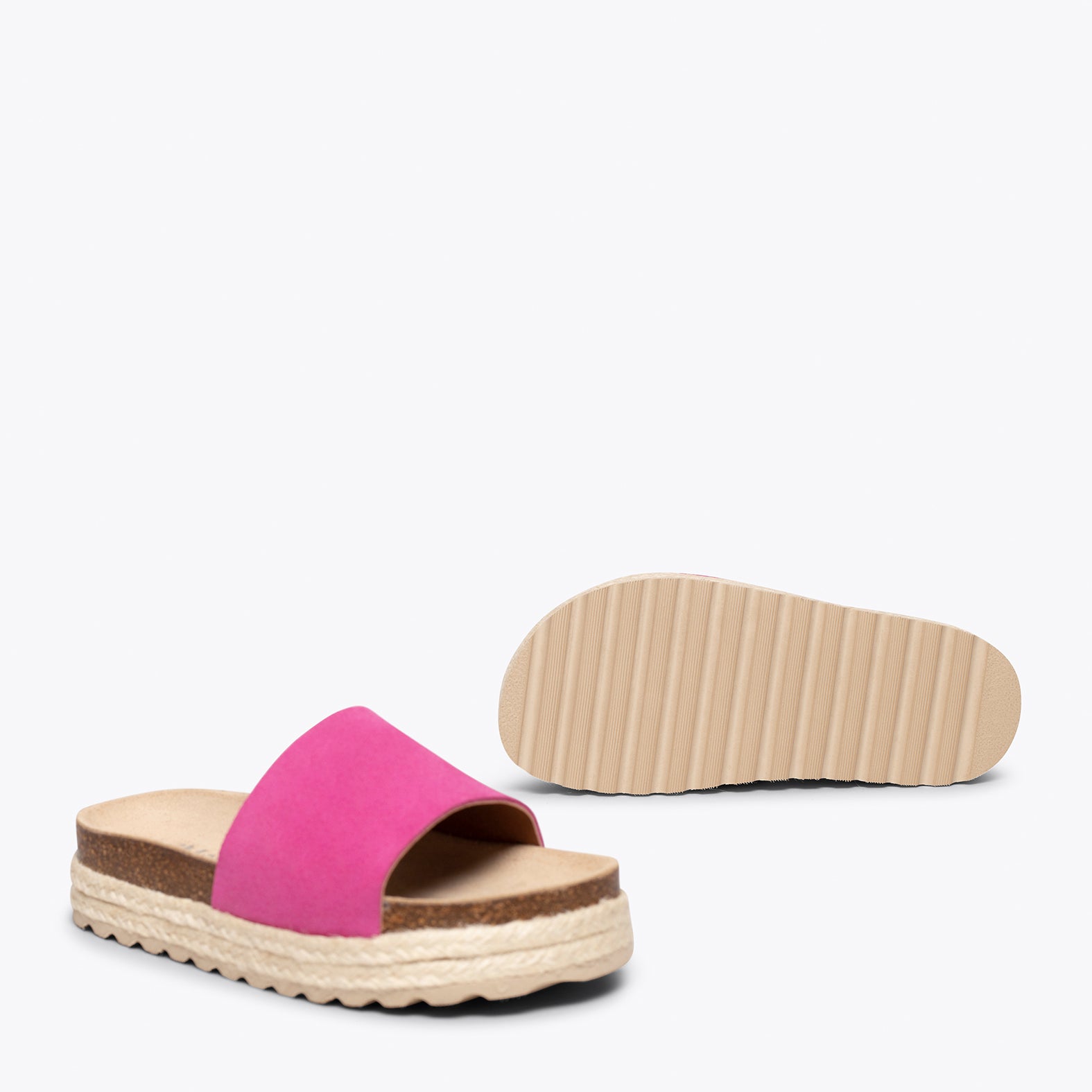FRESA - SANDÁLIAS RASAS PARA MENINAS FUCHSIA