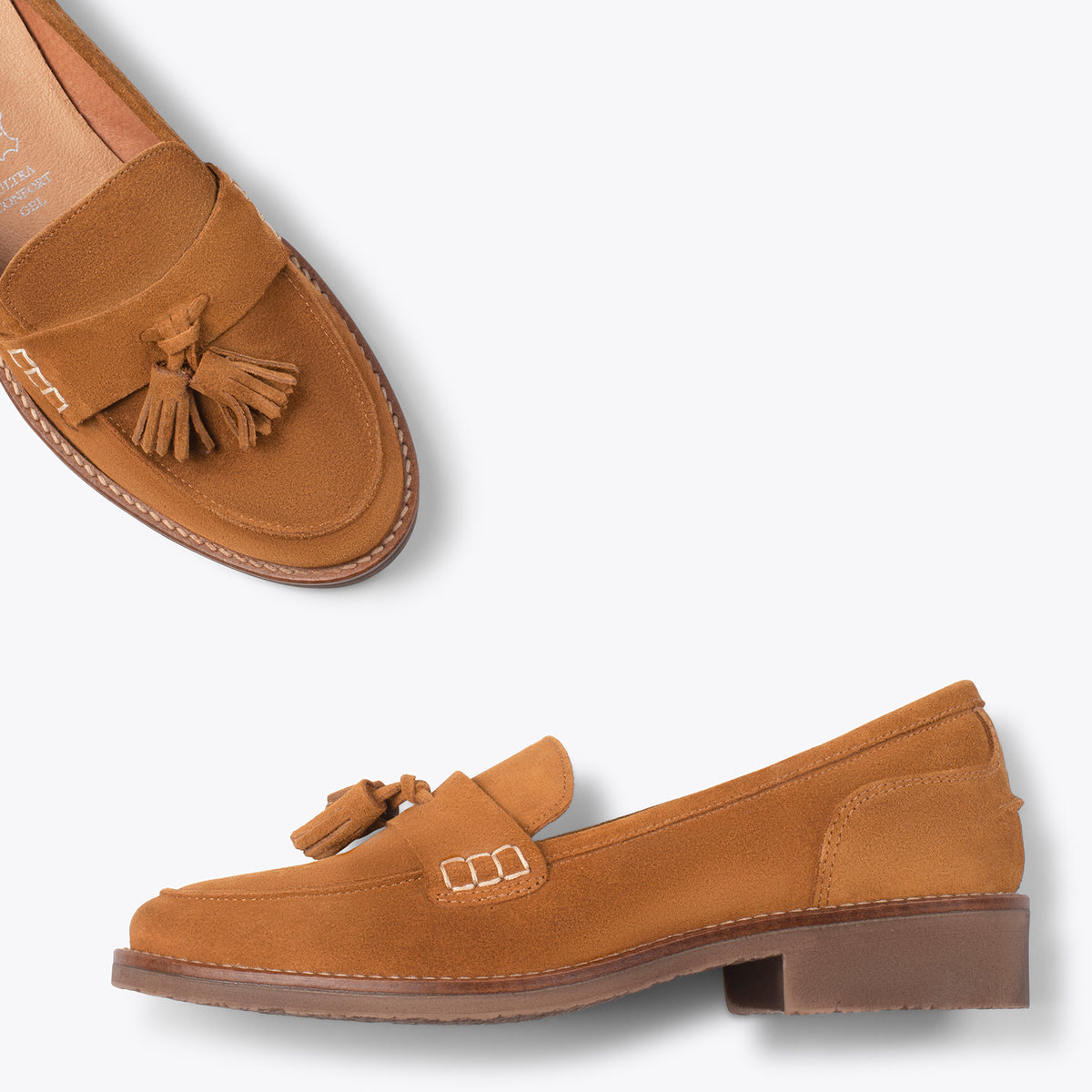 CASTELLANO CASUAL – Mocasín con borla CAMEL