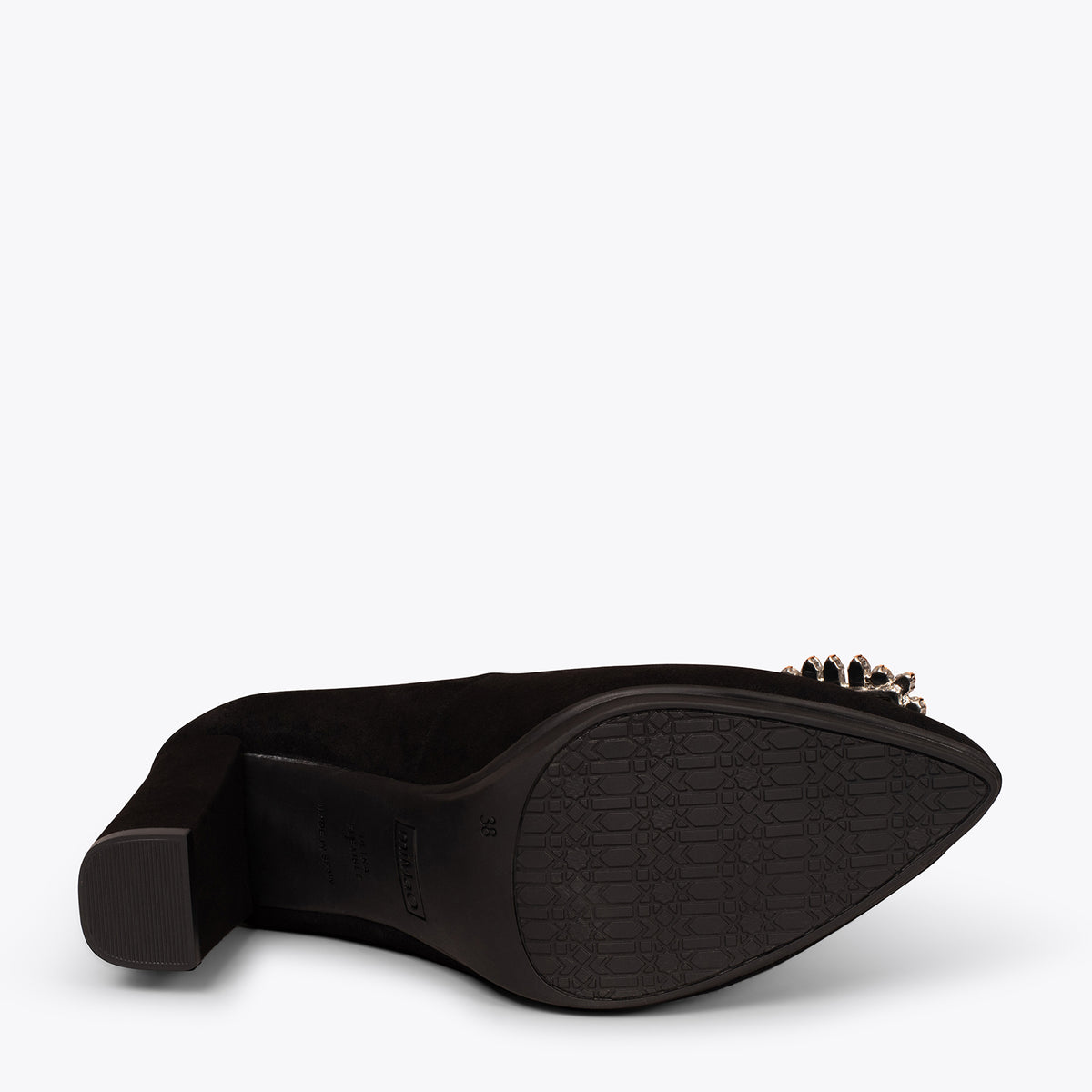 URBAN CRISTAL - Zapatos de tacón con pedrería NEGRO