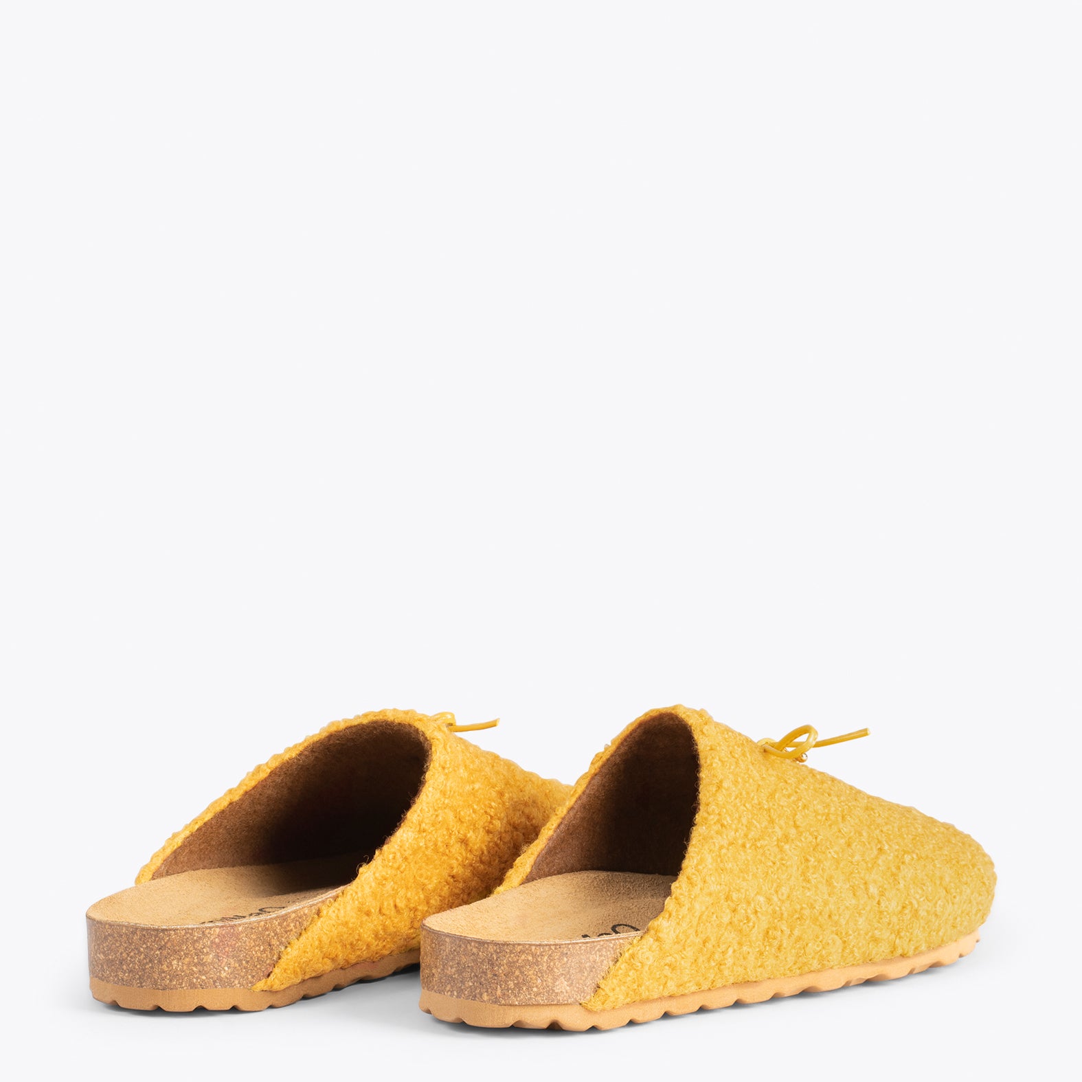 SWEET DREAMS – Zapatillas de estar por casa con lacito AMARILLO