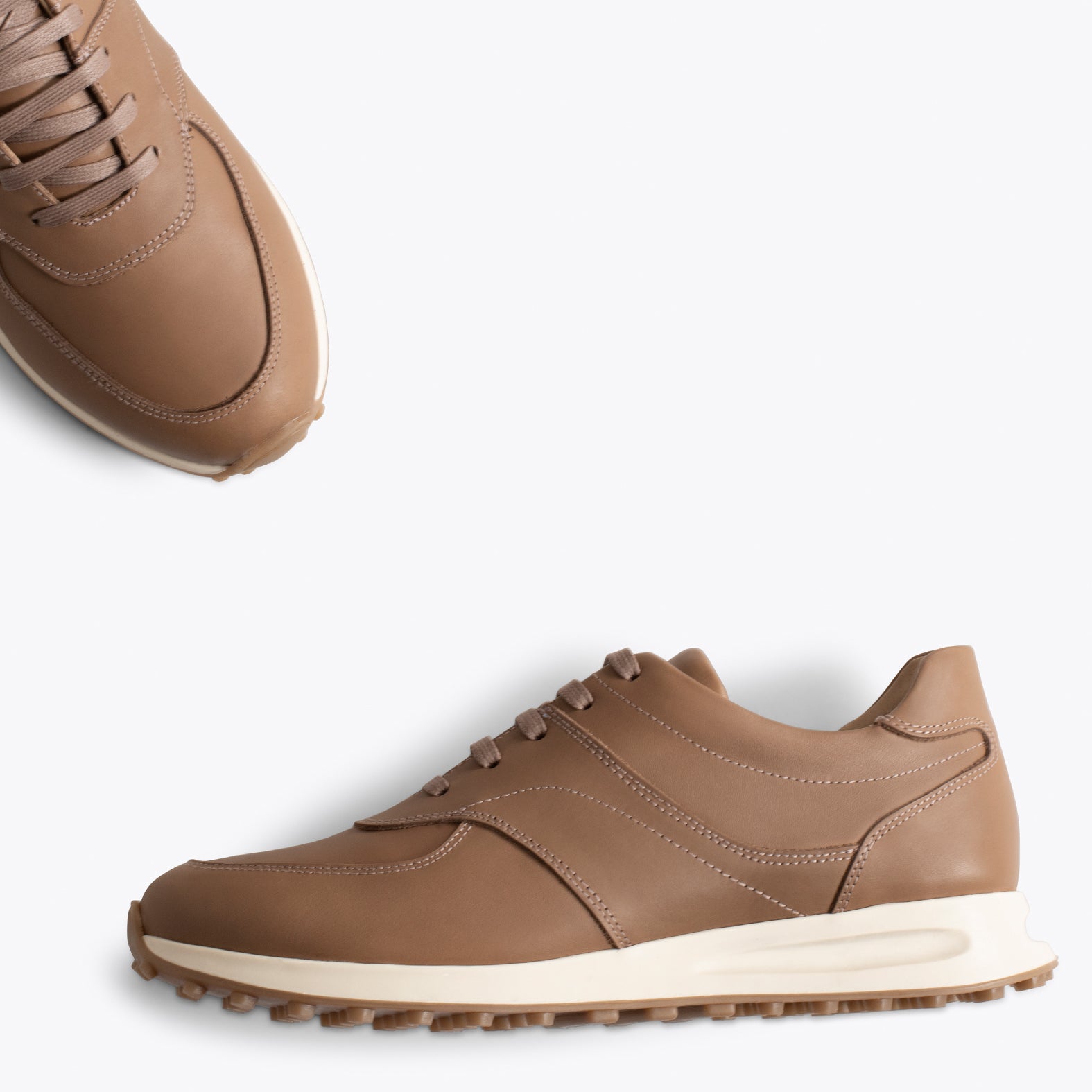 YORK - Zapatillas de vestir para hombre TAUPE
