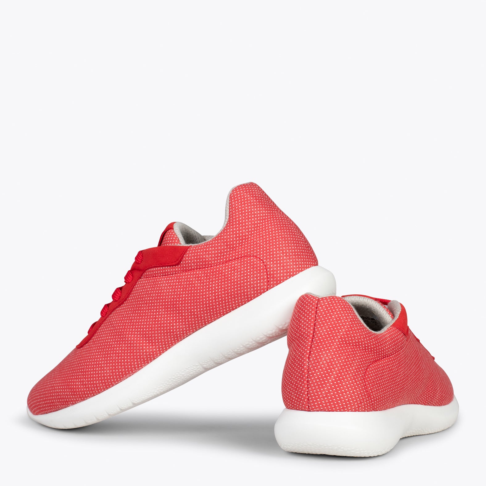 YOGA – Zapatillas deportivas de lana merino ROJO - miMaO ®
