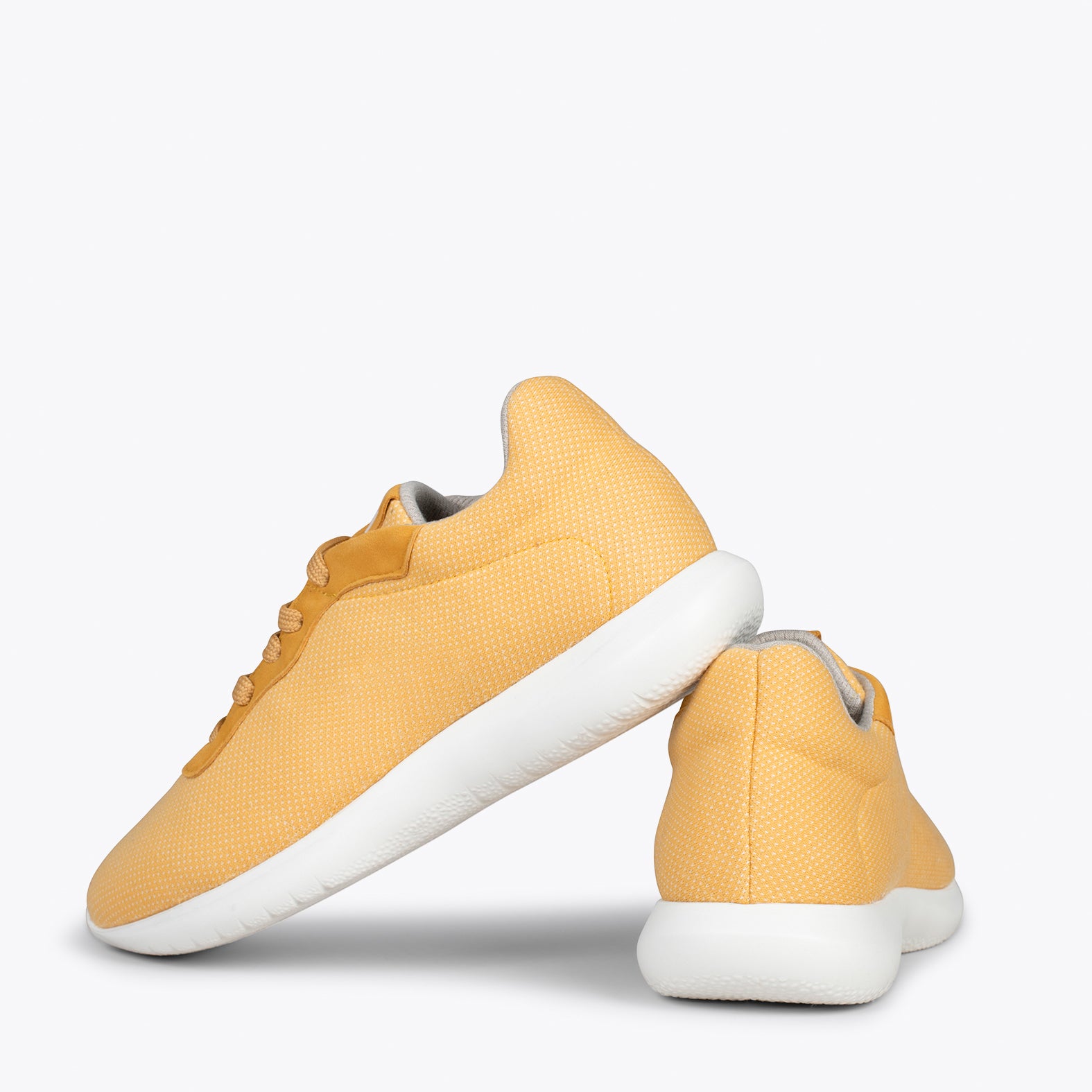 YOGA – Zapatillas deportivas de lana merino AMARILLO - miMaO ®