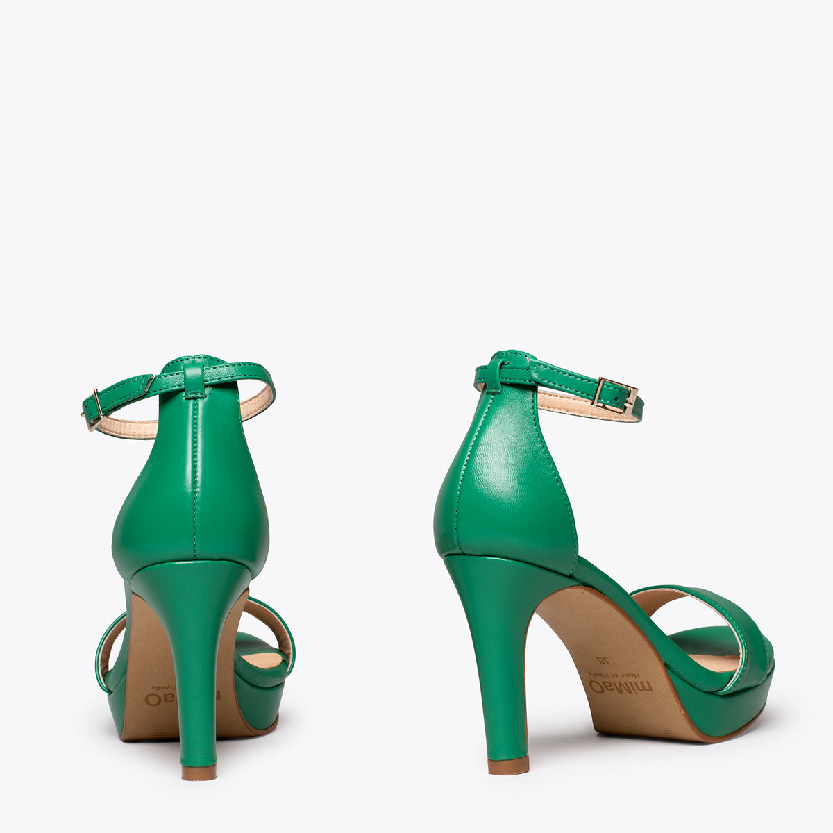 FIESTA Sandalia con plataforma elegante VERDE