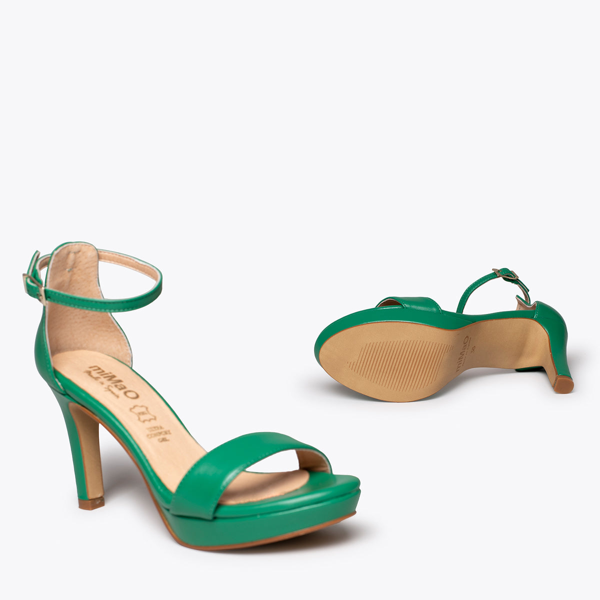 FIESTA Sandalia con plataforma elegante VERDE