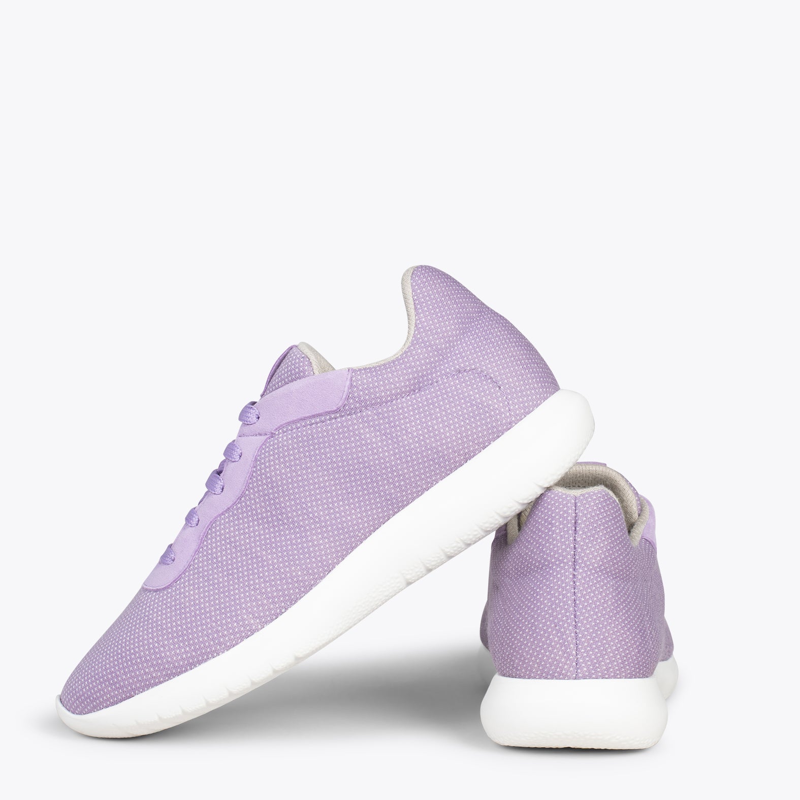 YOGA – Zapatillas deportivas de lana merino LILA - miMaO ®
