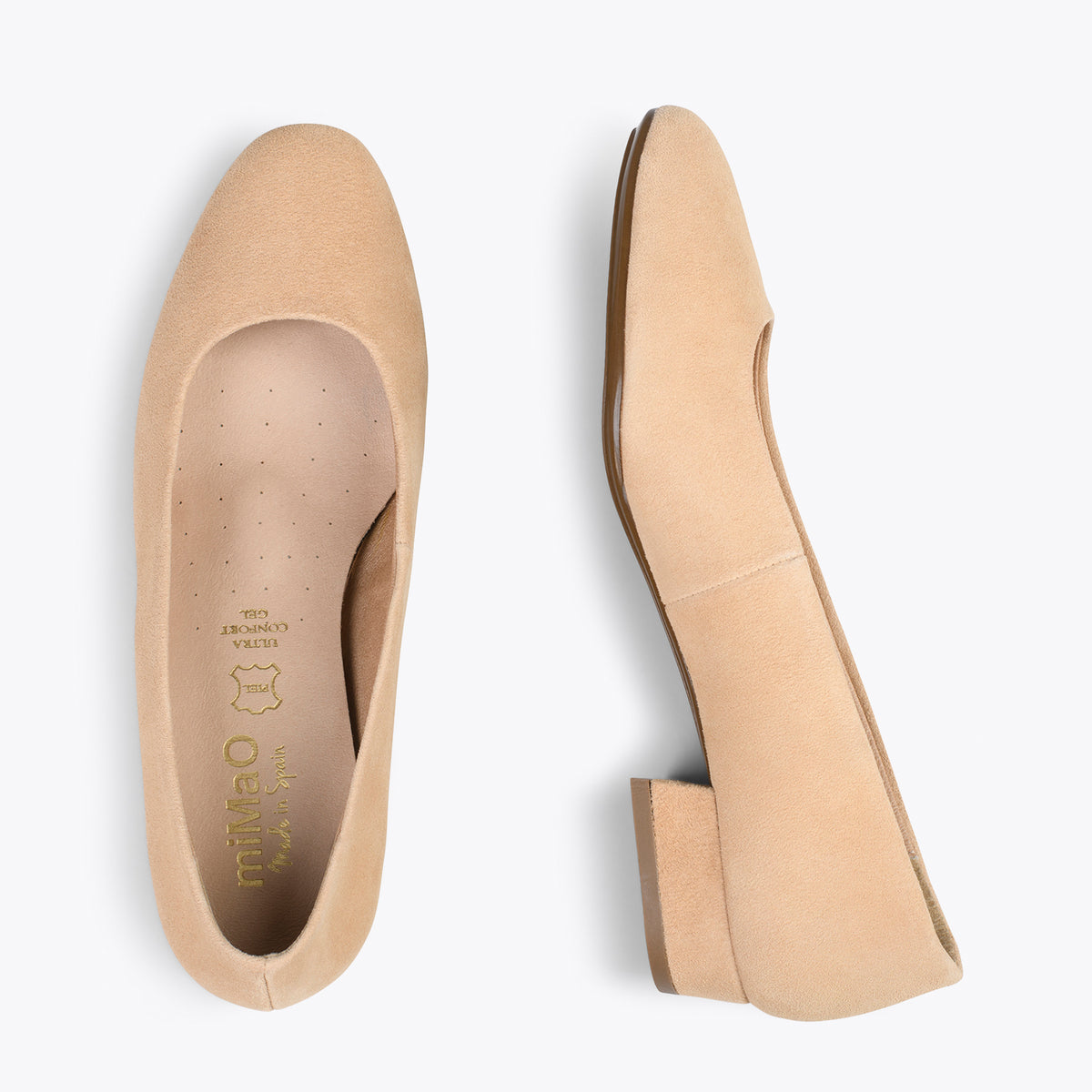 URBAN XS – Zapatos de tacón bajo de ante ARENA