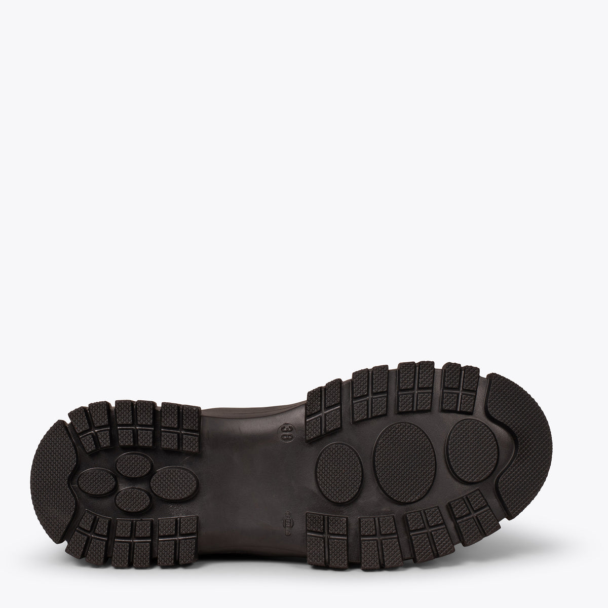 BROOKLYN - Botines track BEIGE con puntera de goma