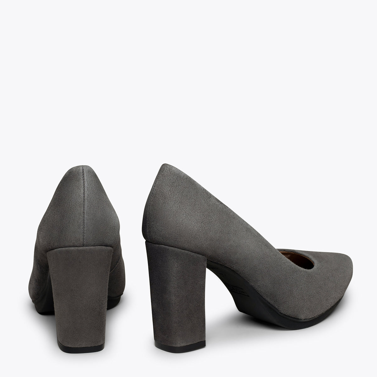 URBAN - Zapatos GRIS OSCURO de tacón alto