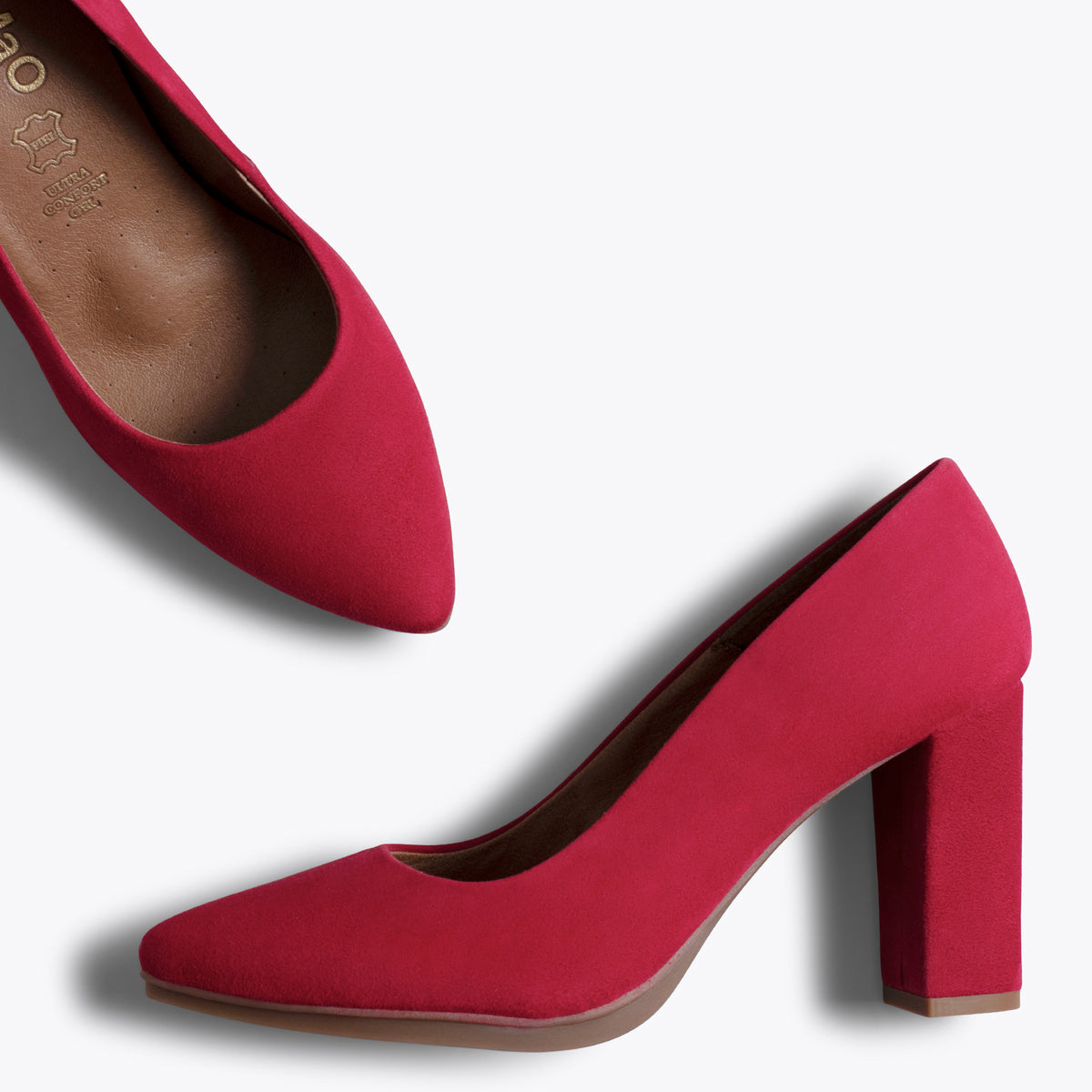 URBAN - Zapatos ROJOS de tacón alto