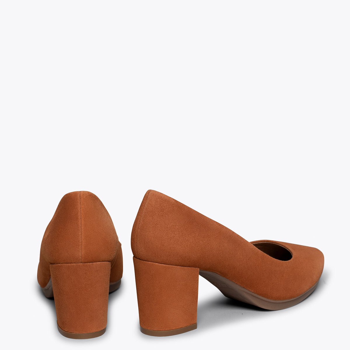 URBAN S - Zapatos de tacón medio COÑAC