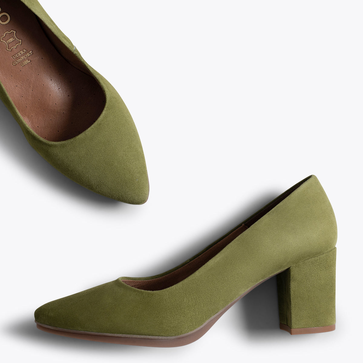 URBAN S - Zapatos de tacón medio VERDE