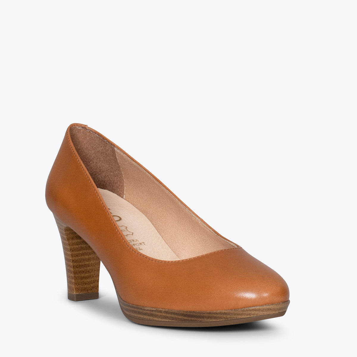 AZAFATA – Zapatos de tacón y plataforma MARRÓN