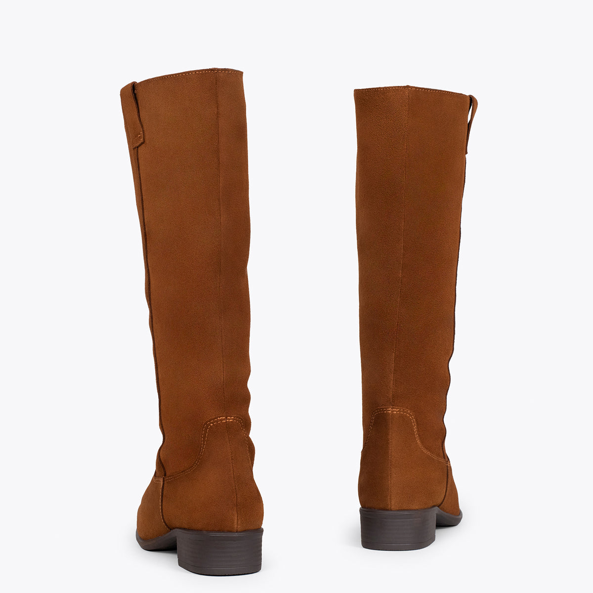 TEXAS - Botas de tacón bajo CAMEL