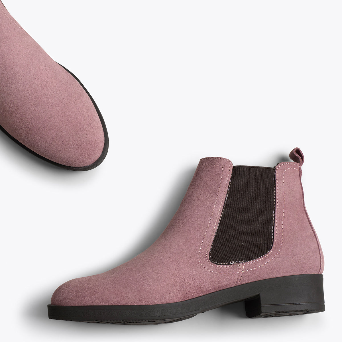 CHELSEA – Botines bajos de mujer ROSA