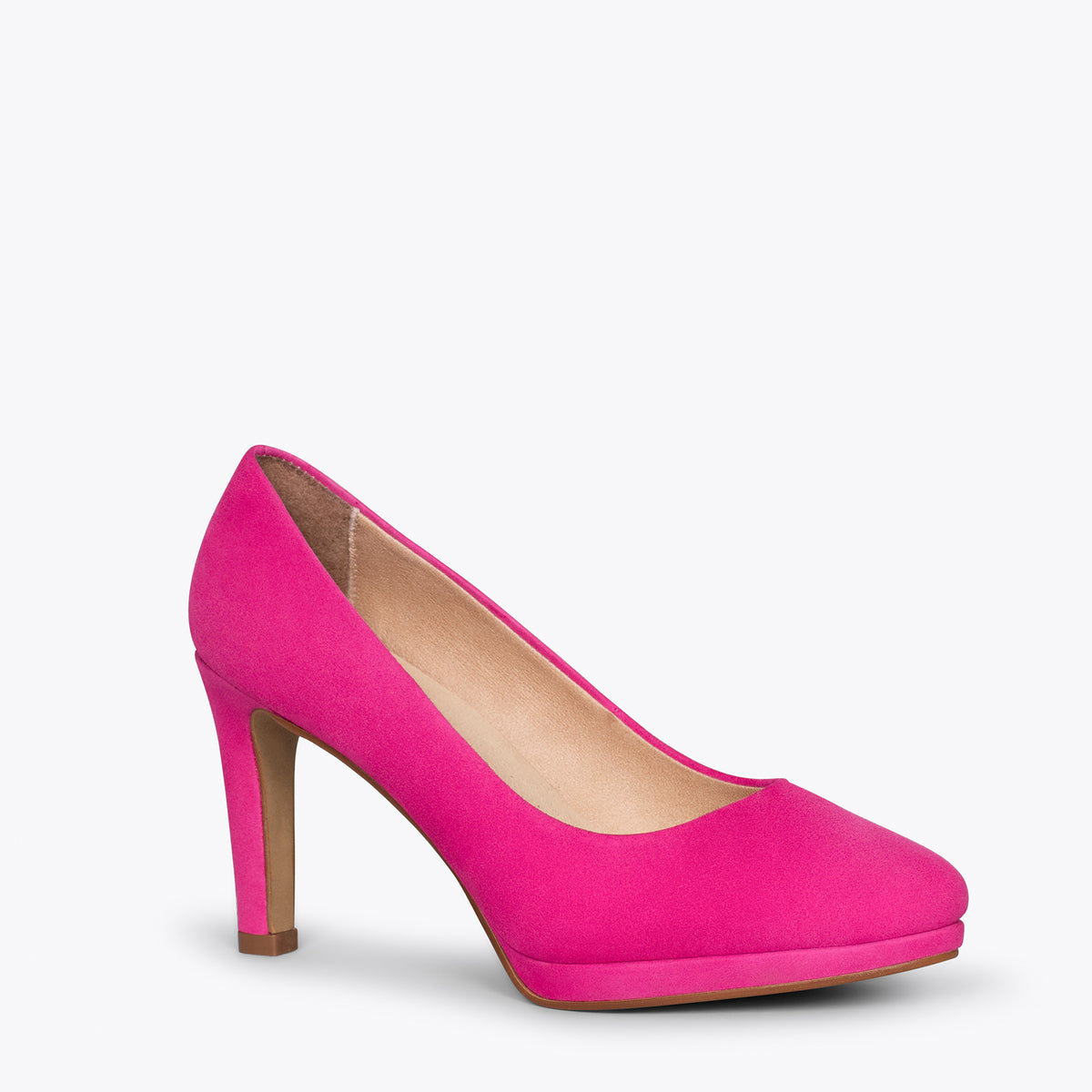PLATAFORMA - Zapatos de tacón alto y plataforma FUCSIA