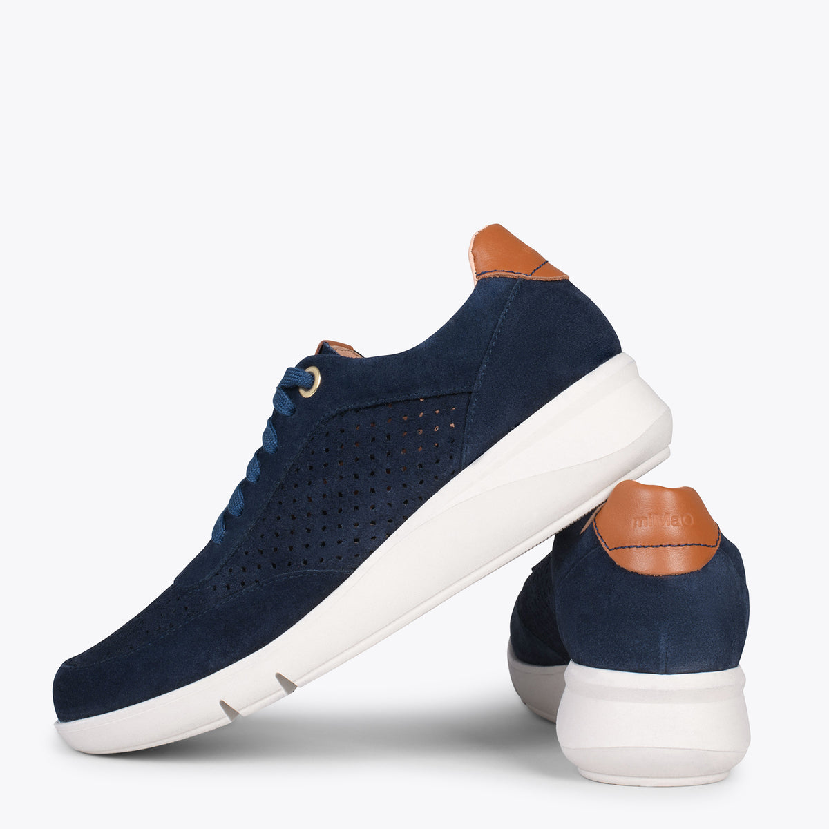 BLUCHER DEPORTIVO - Zapatillas con cuña para mujer MARINO