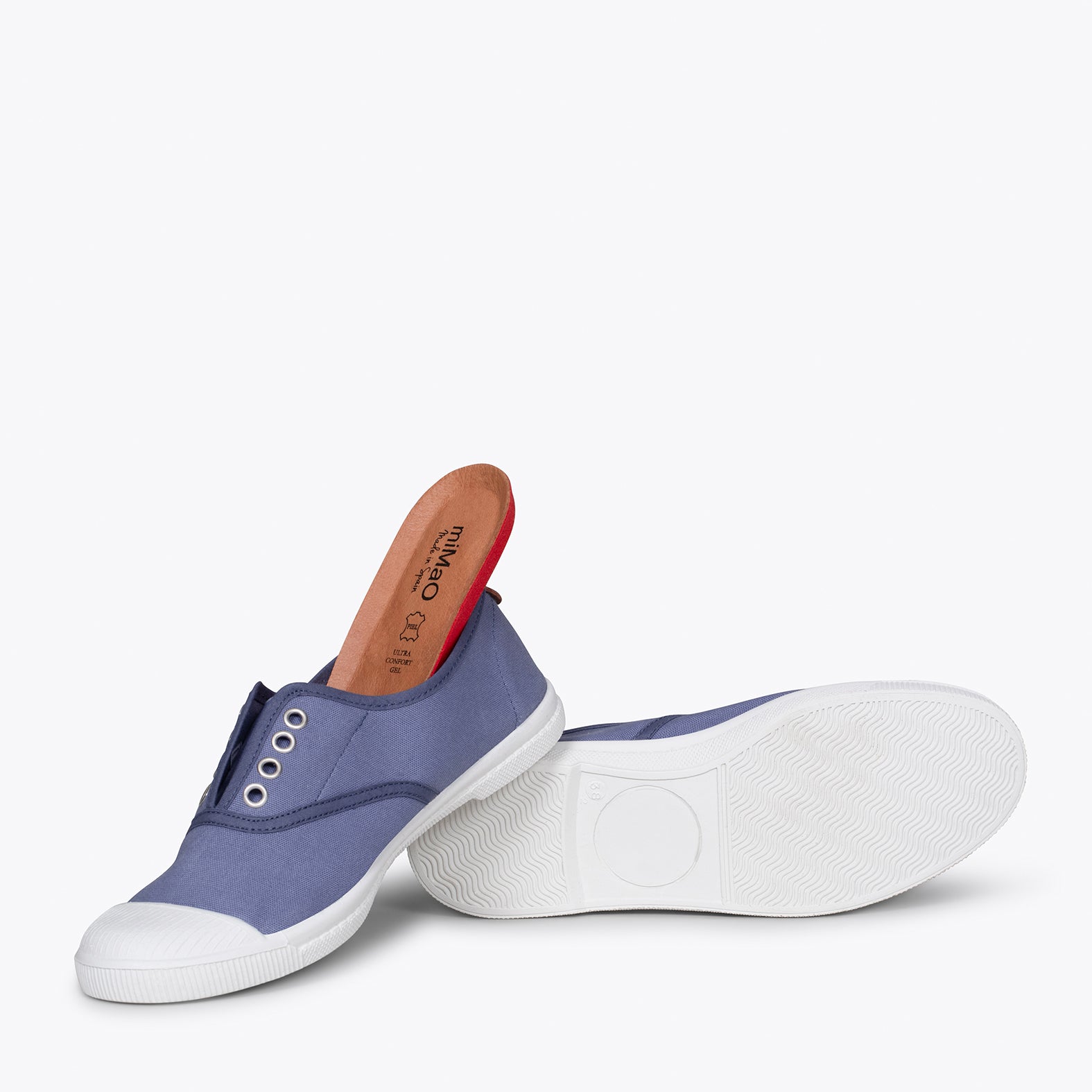 WAY - Zapatillas sin cordones de lona JEANS - miMaO ®