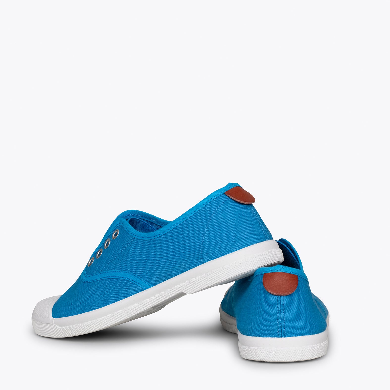 WAY - Zapatillas sin cordones de lona AZULES - miMaO ®