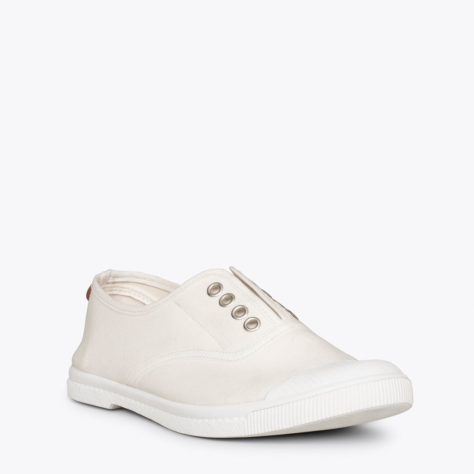 WAY - Zapatillas sin cordones de lona BLANCAS - miMaO ®