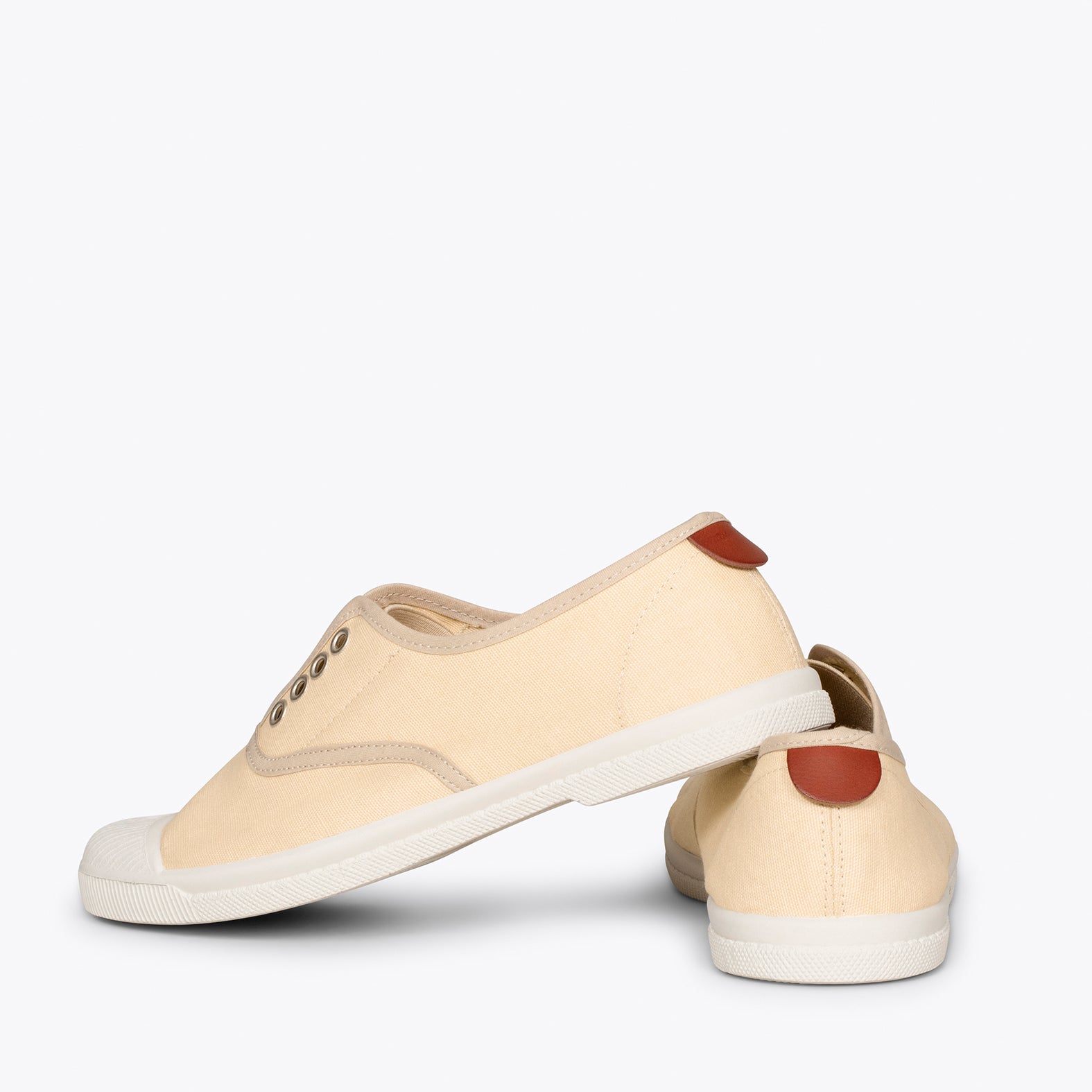 WAY - Zapatillas sin cordones de lona BEIGE - miMaO ®