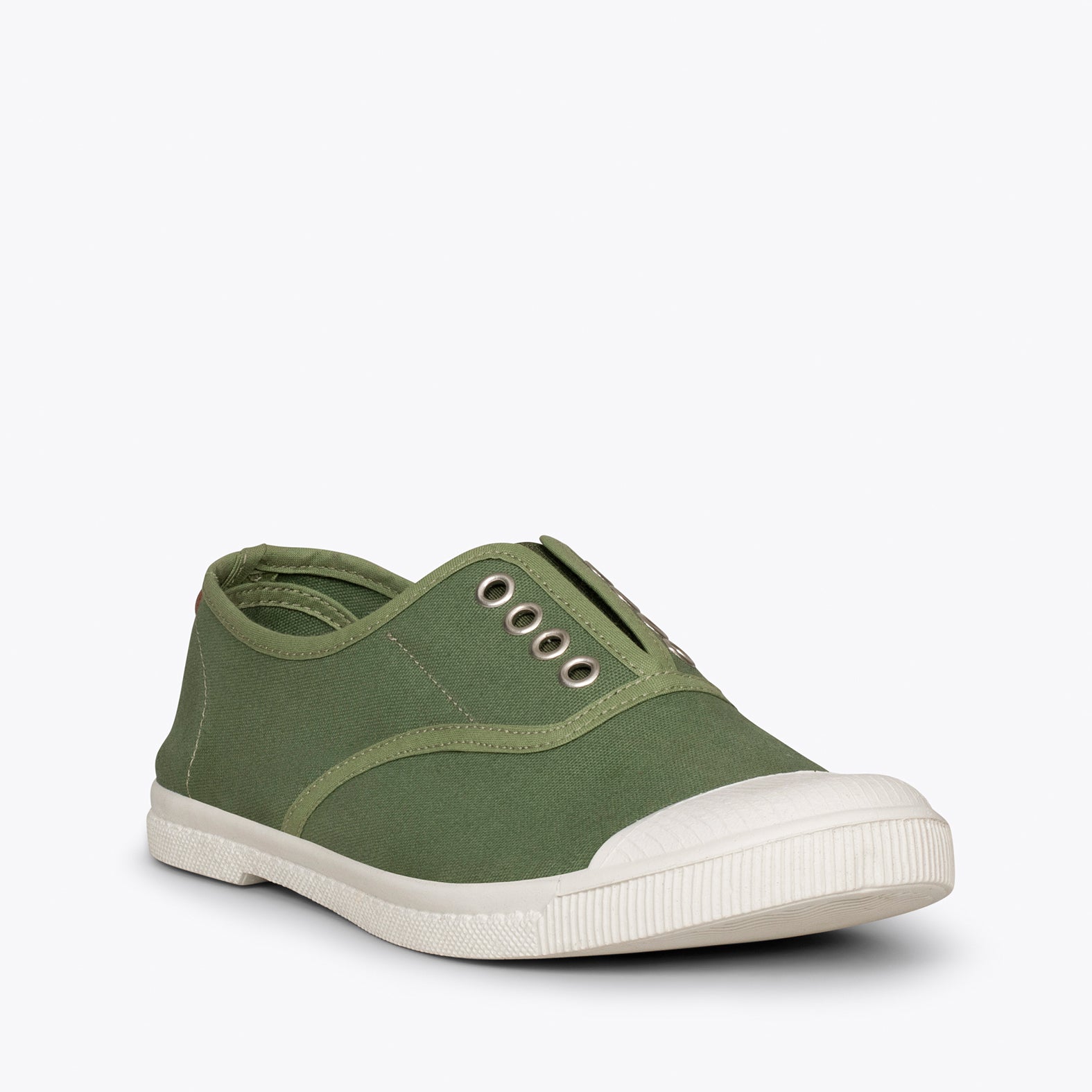 WAY - Zapatillas sin cordones de lona KAKI - miMaO ®