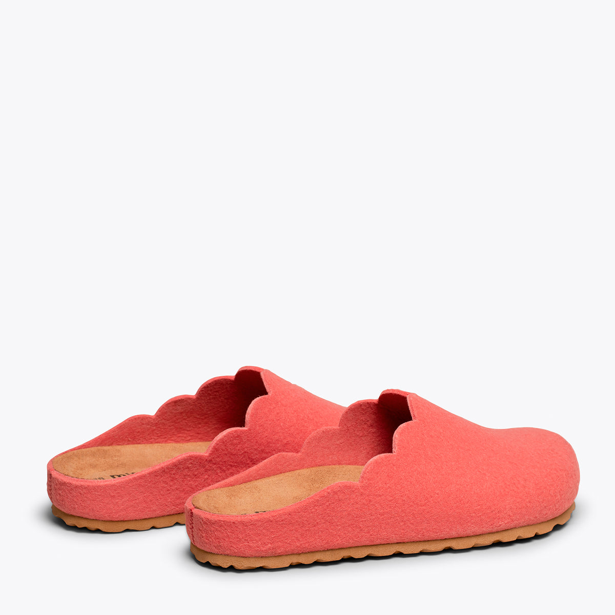 SWEET HOME - SALMON felt home slipper