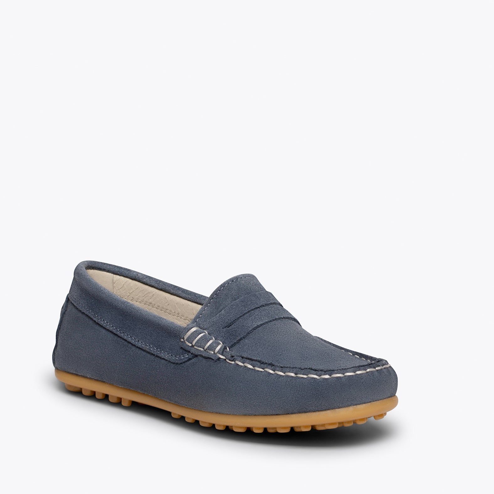 MOCASÍN Mocasines JEANS para niños de piel