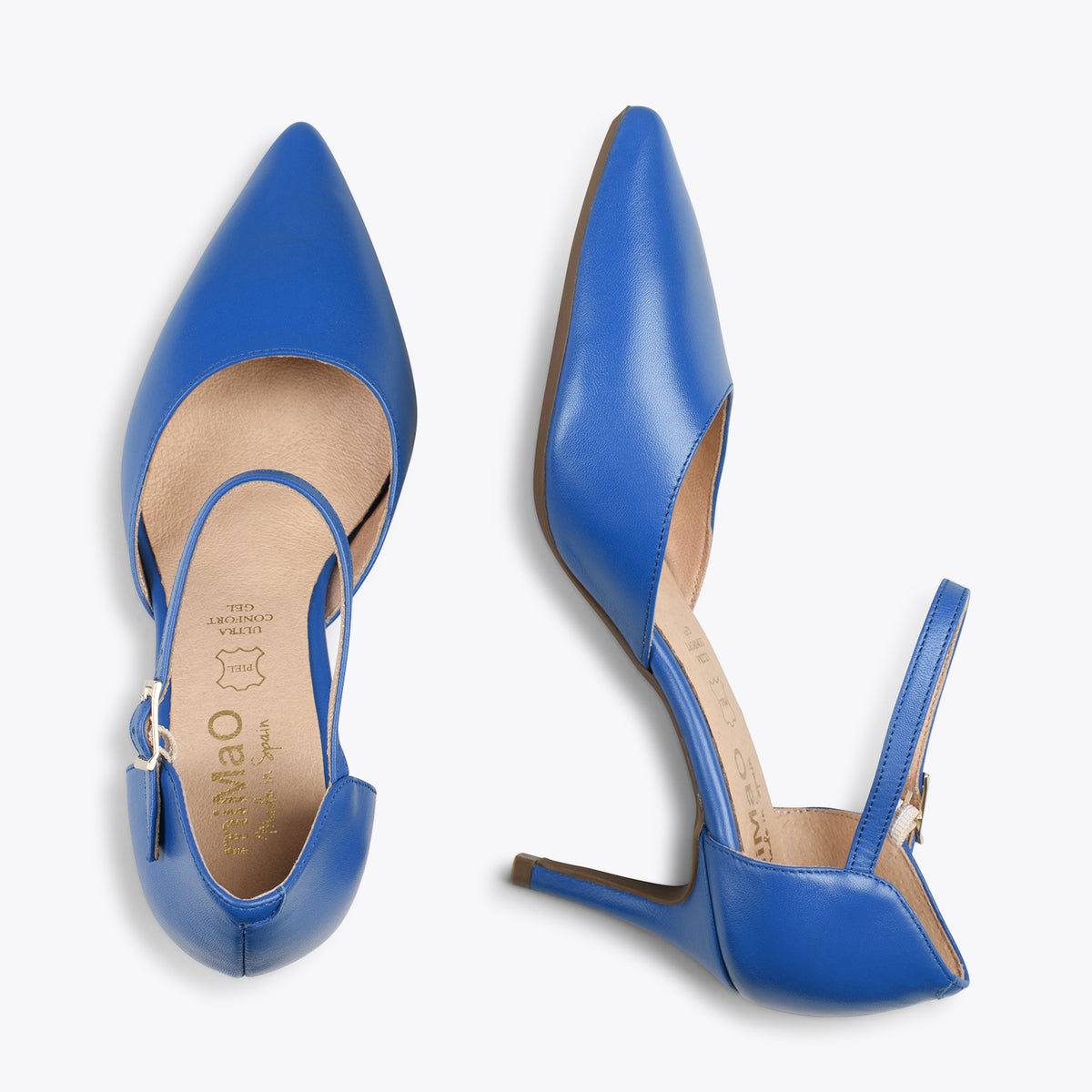 DONNA - Zapatos de fiesta cómodos con tacón AZUL