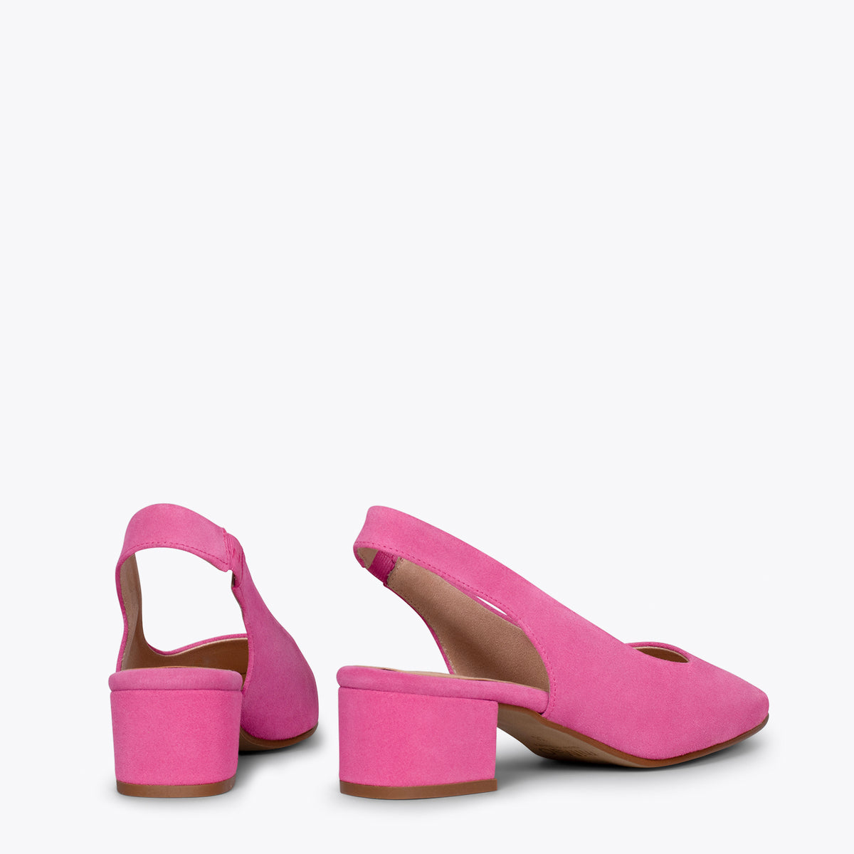 URBAN LADY – Zapatos de tacón destalonados FUCSIA