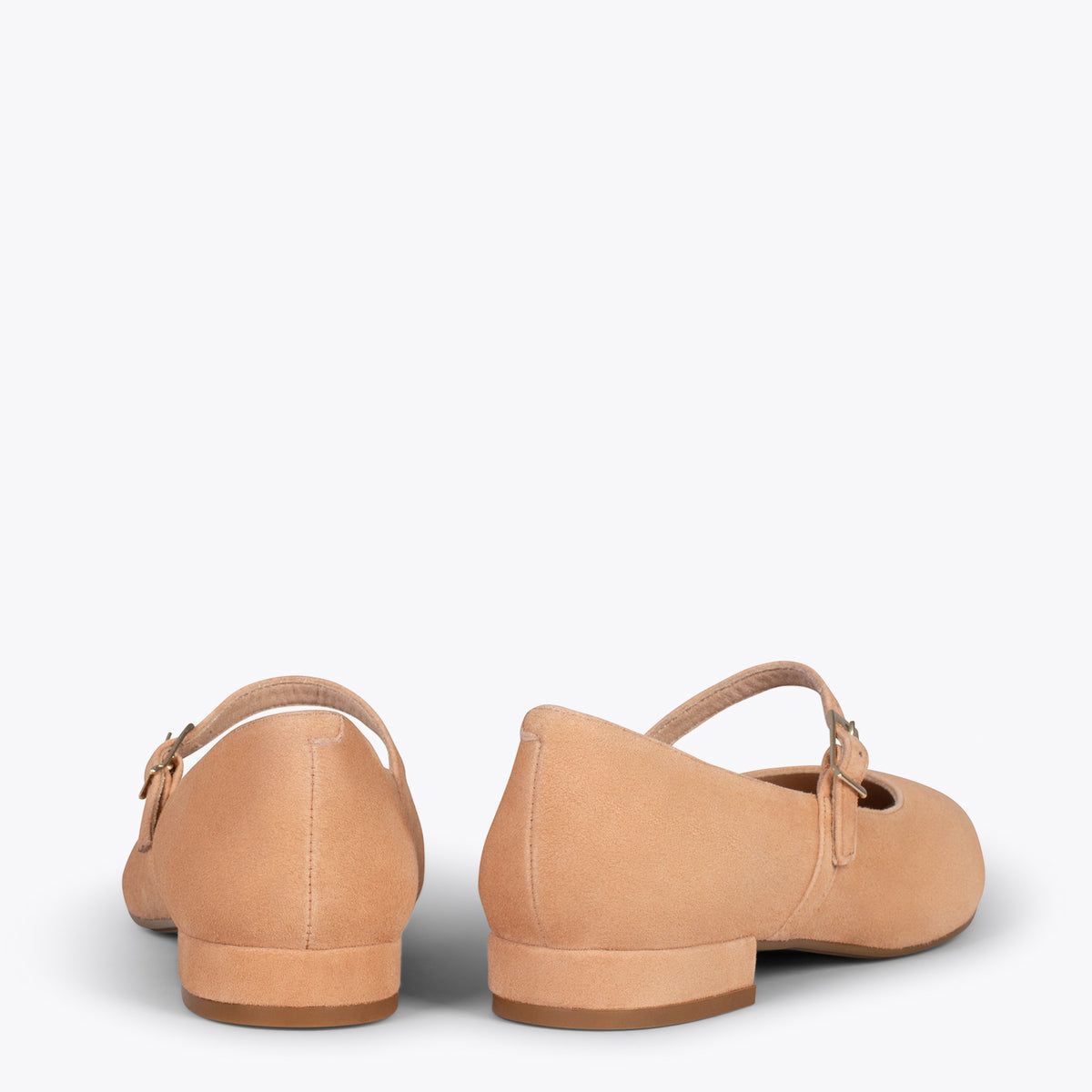 MERCEDITAS - Zapatos planos con hebilla TIERRA