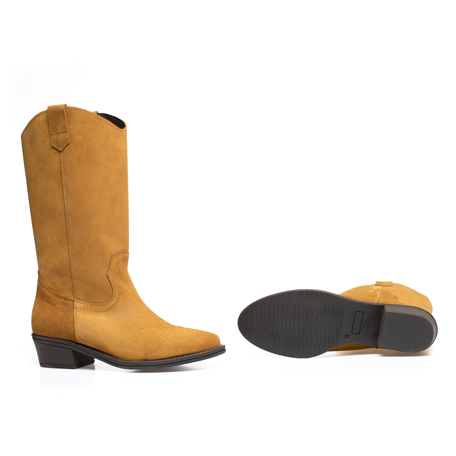TEXANA Botas cowboy de mujer CAMEL